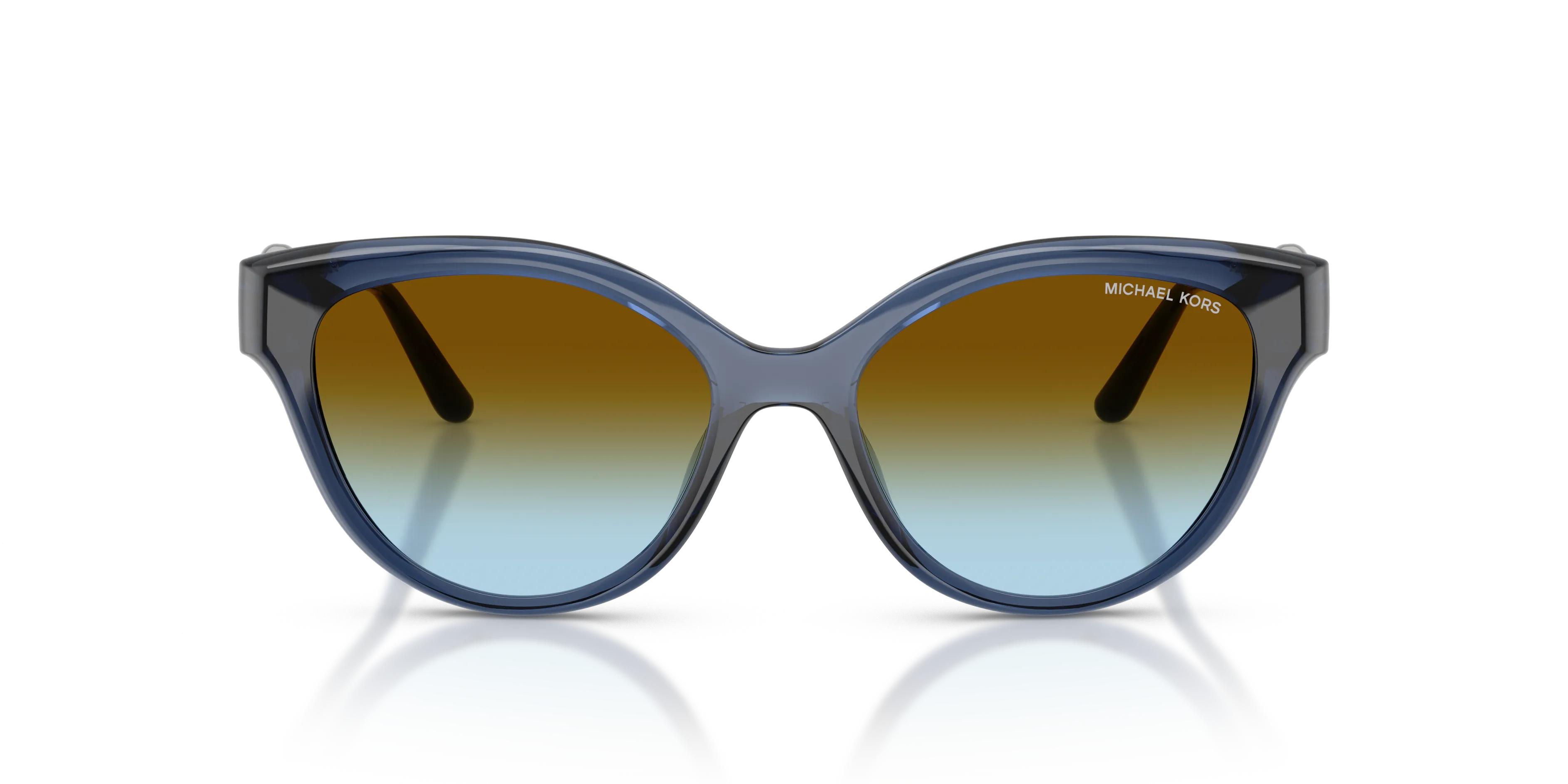 Michael Kors MK2271U NAGOYA 30025D Occhiali da sole Iniettato Blu Marrone Cat Eye Normale Sfumato - immagine 3