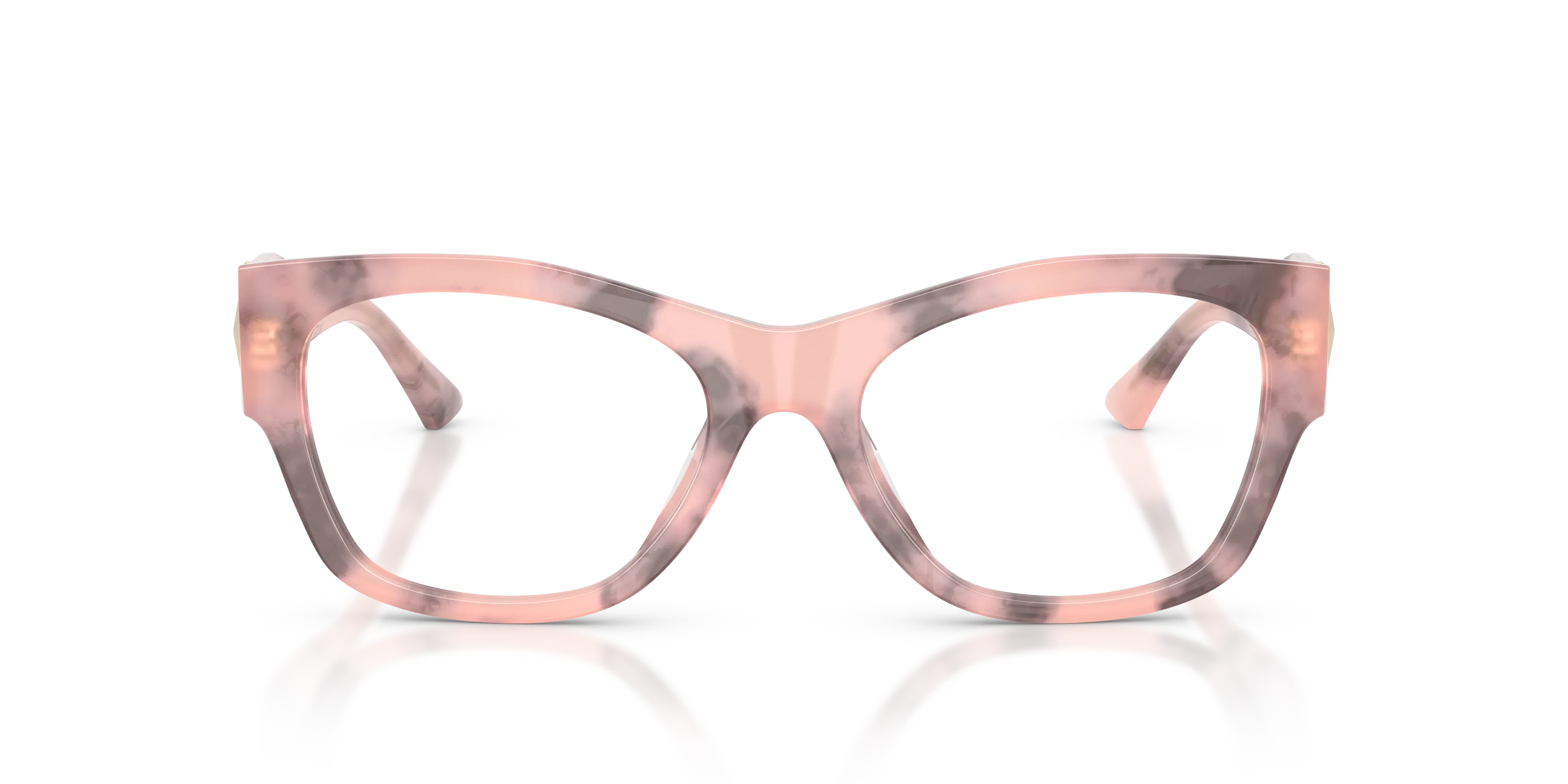 Jimmy Choo JC3063U 5098 Montature da vista Acetato Rosa Trasparente Pillow Normale - immagine 3