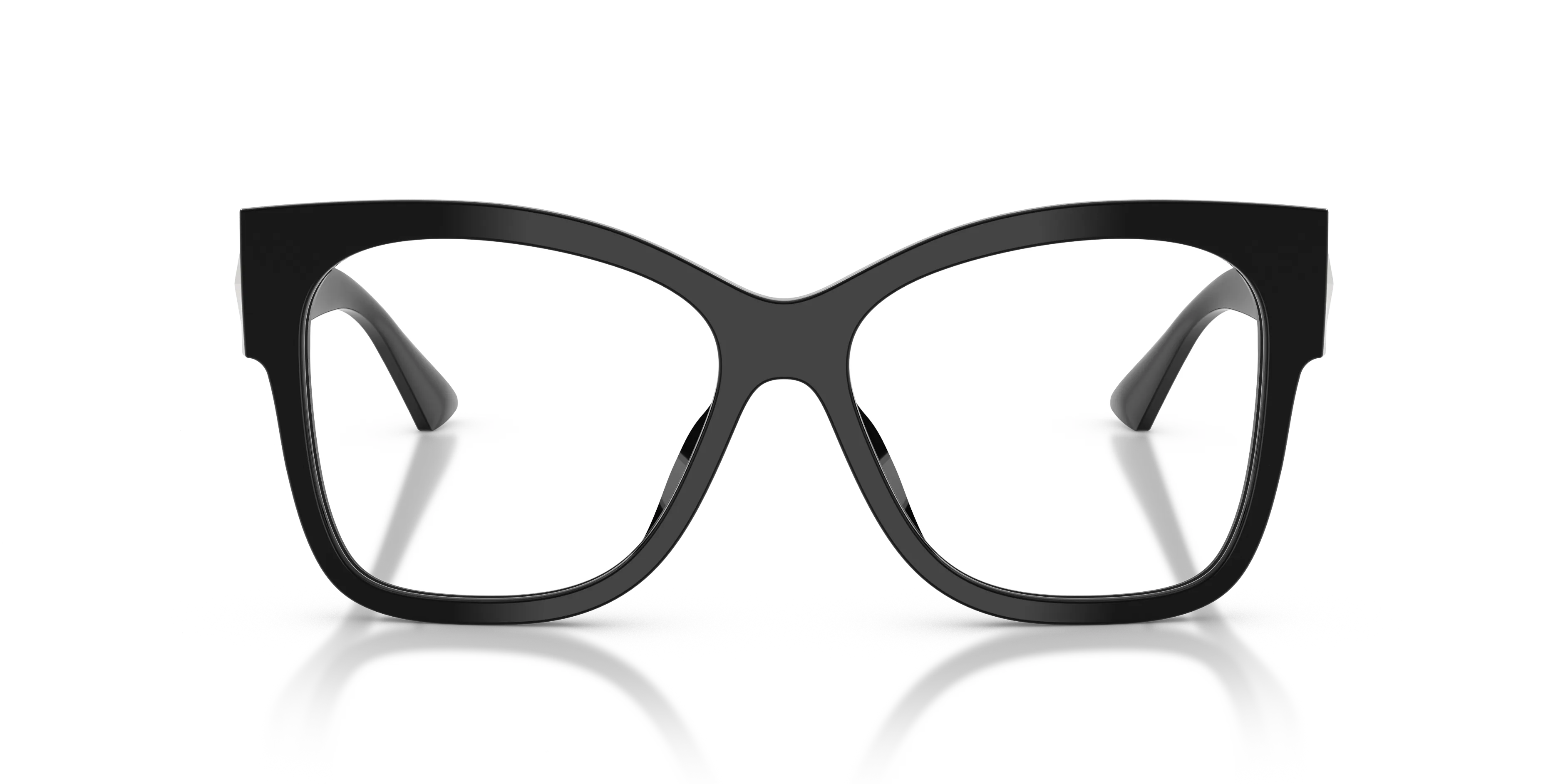 Jimmy Choo JC3062U 5000 Montature da vista Acetato Nero Trasparente Squadrata Normale - immagine 3