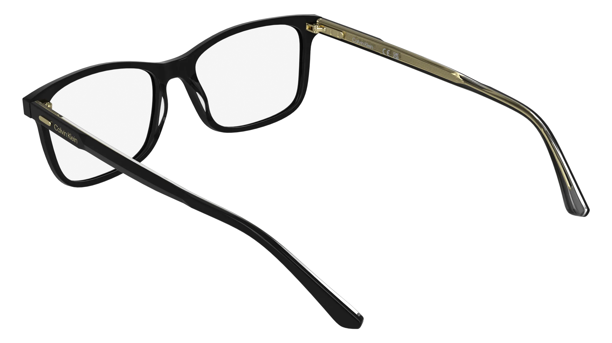 Calvin Klein CK26516 001 Montature da vista Acetato Nero Squadrata Normale - immagine 4