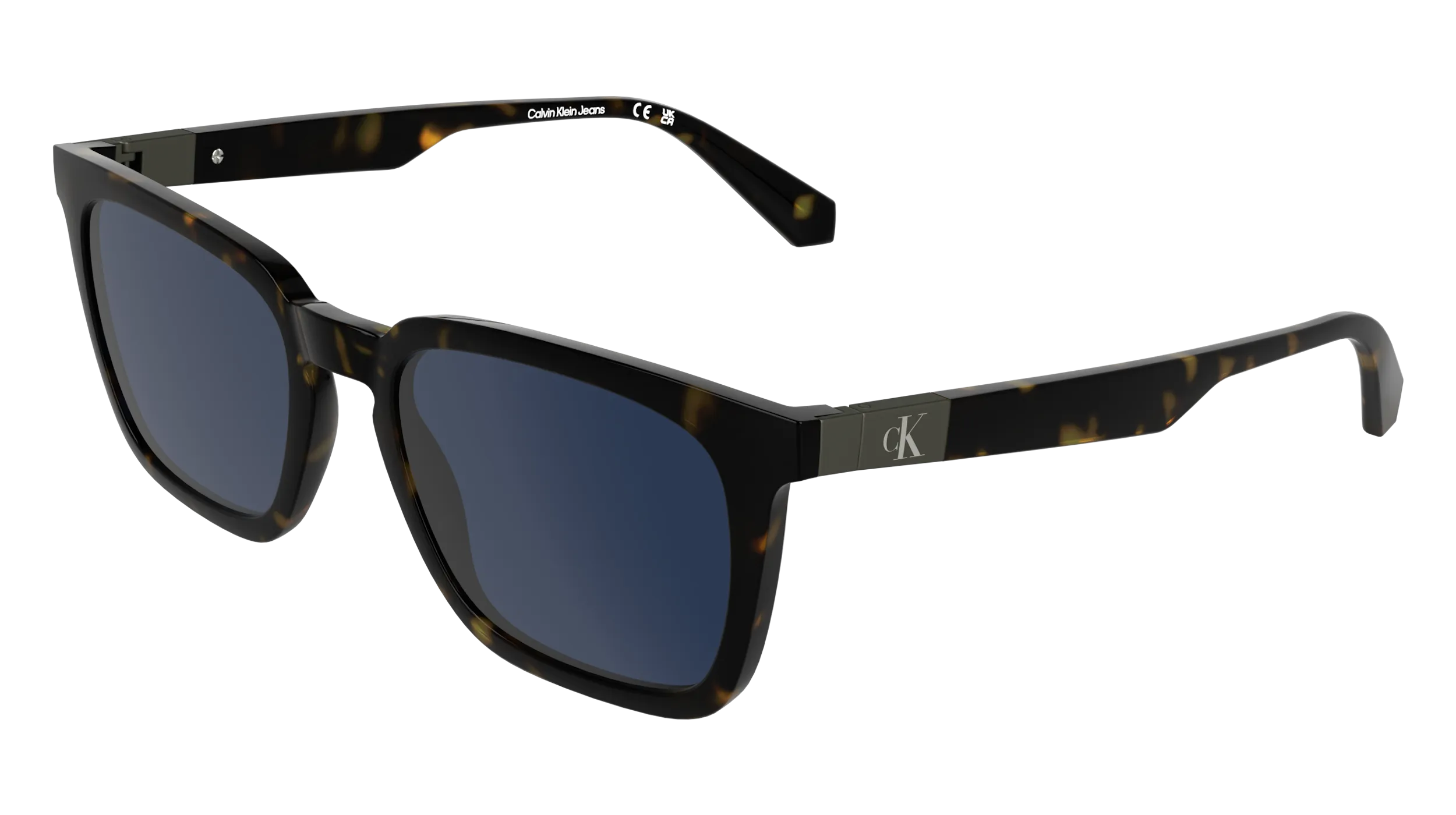 Calvin Klein CKJ26603S 242 Occhiali da sole Bio-iniettato Havana Blu Squadrata Normale - immagine 1