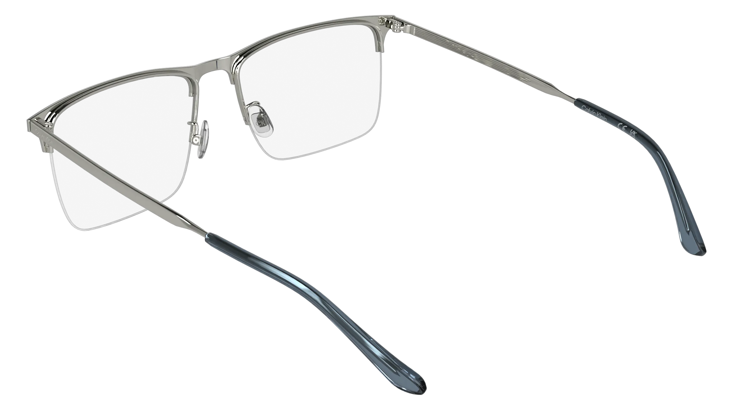 Calvin Klein CK26104 400 Montature da vista Metallo Blu Squadrata Normale - immagine 4