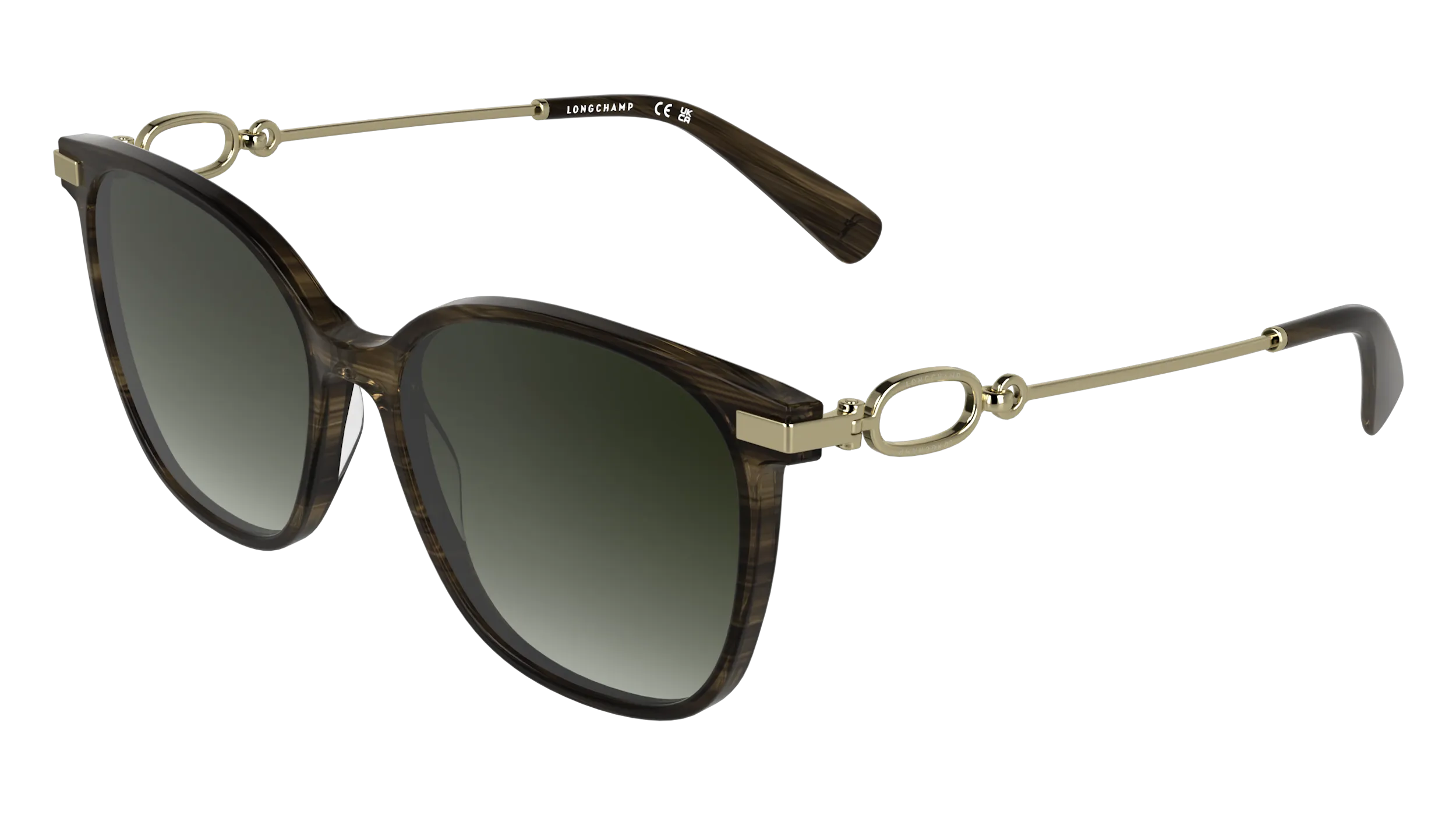 LONGCHAMP LO805S 211 Occhiali da sole Acetato Marrone Marrone Squadrata Normale - immagine 1