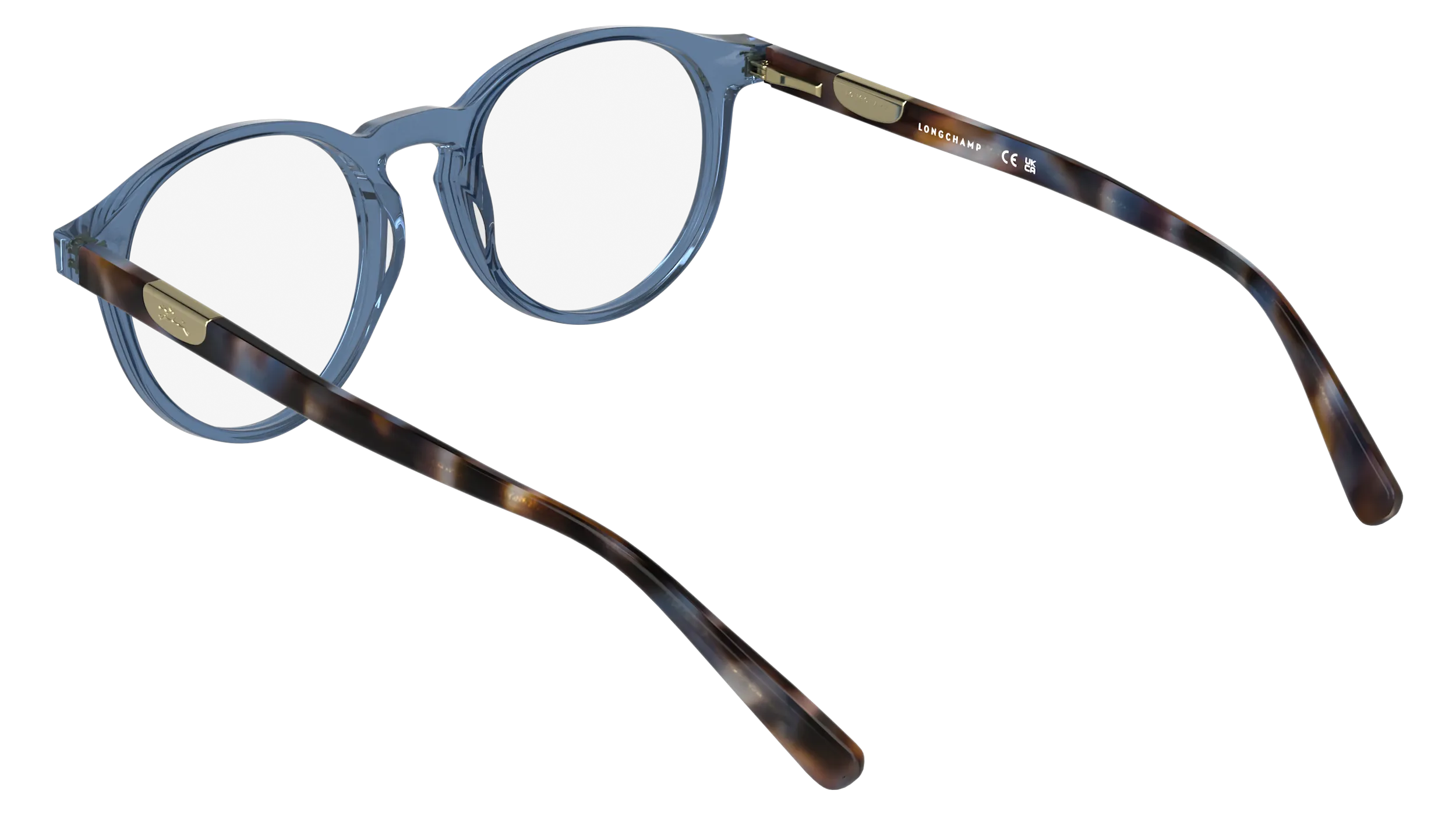 LONGCHAMP LO2798 404 Montature da vista Acetato Blu Geometrica Normale - immagine 4
