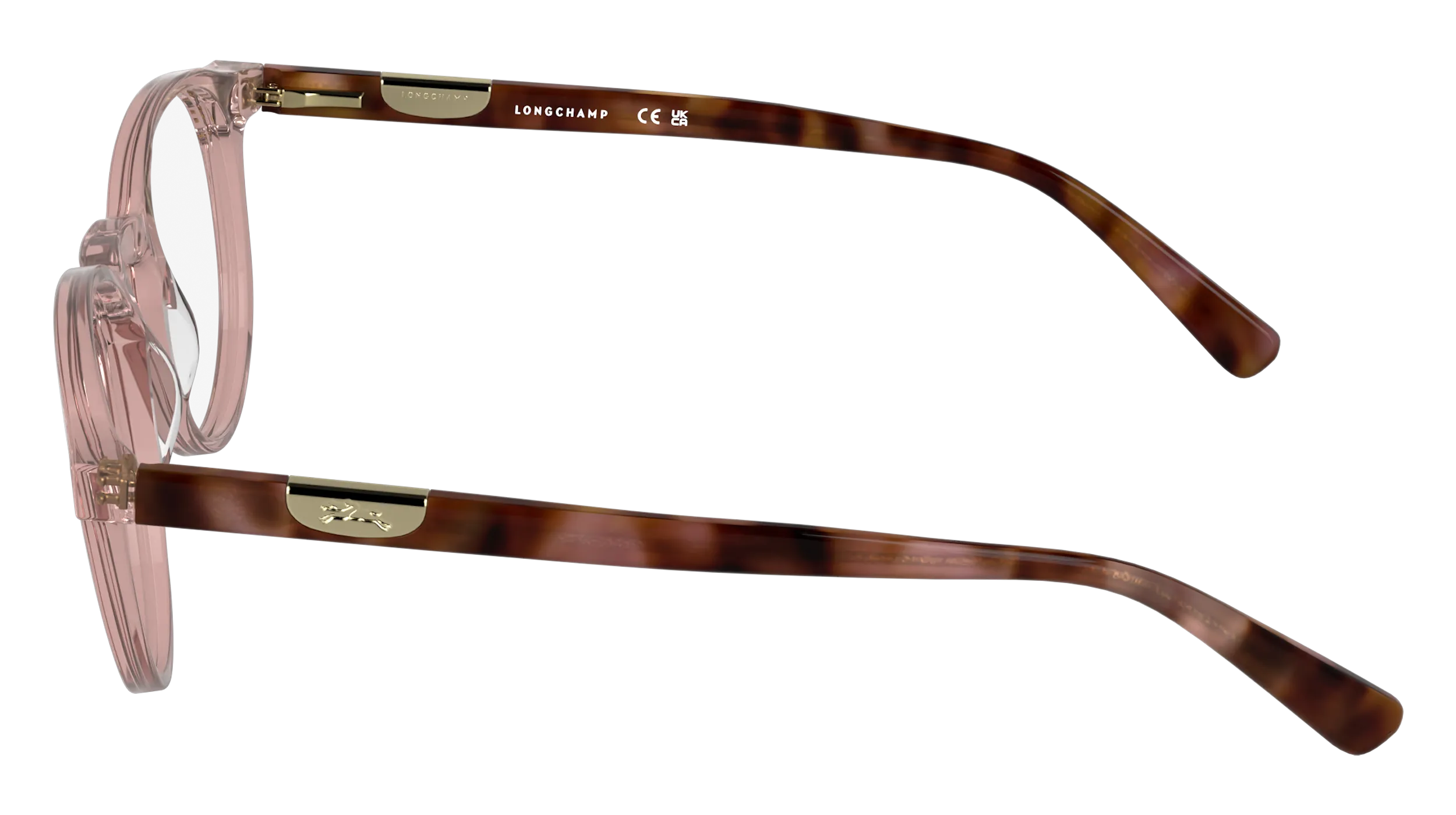 LONGCHAMP LO2798 610 Montature da vista Acetato Rosa Geometrica Normale - immagine 3