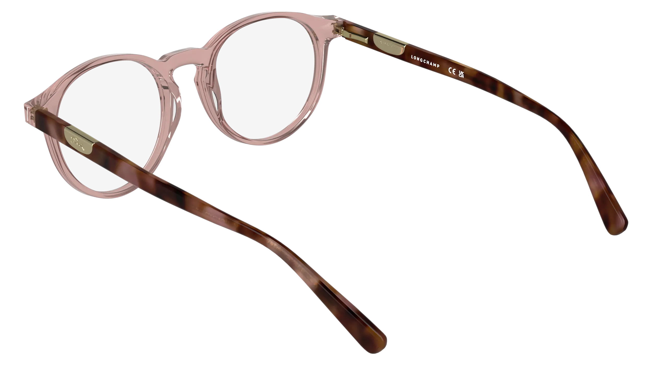 LONGCHAMP LO2798 610 Montature da vista Acetato Rosa Geometrica Normale - immagine 4