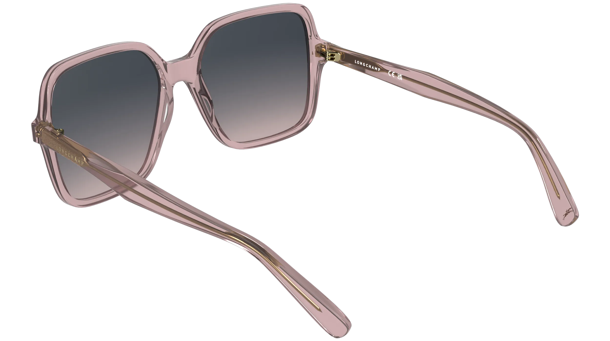 LONGCHAMP LO808S 610 Occhiali da sole Acetato Rosa Rosa Squadrata Normale - immagine 4