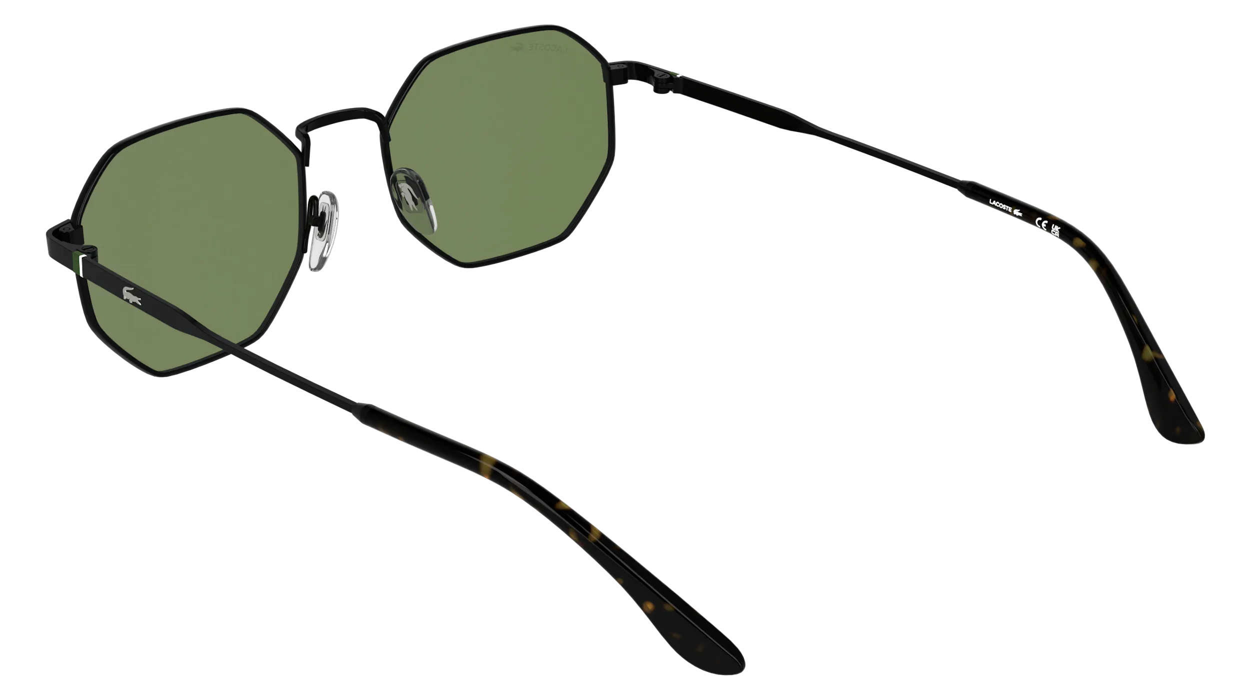 Lacoste L280S 001 Occhiali da sole Metallo Nero Squadrata Normale - immagine 4