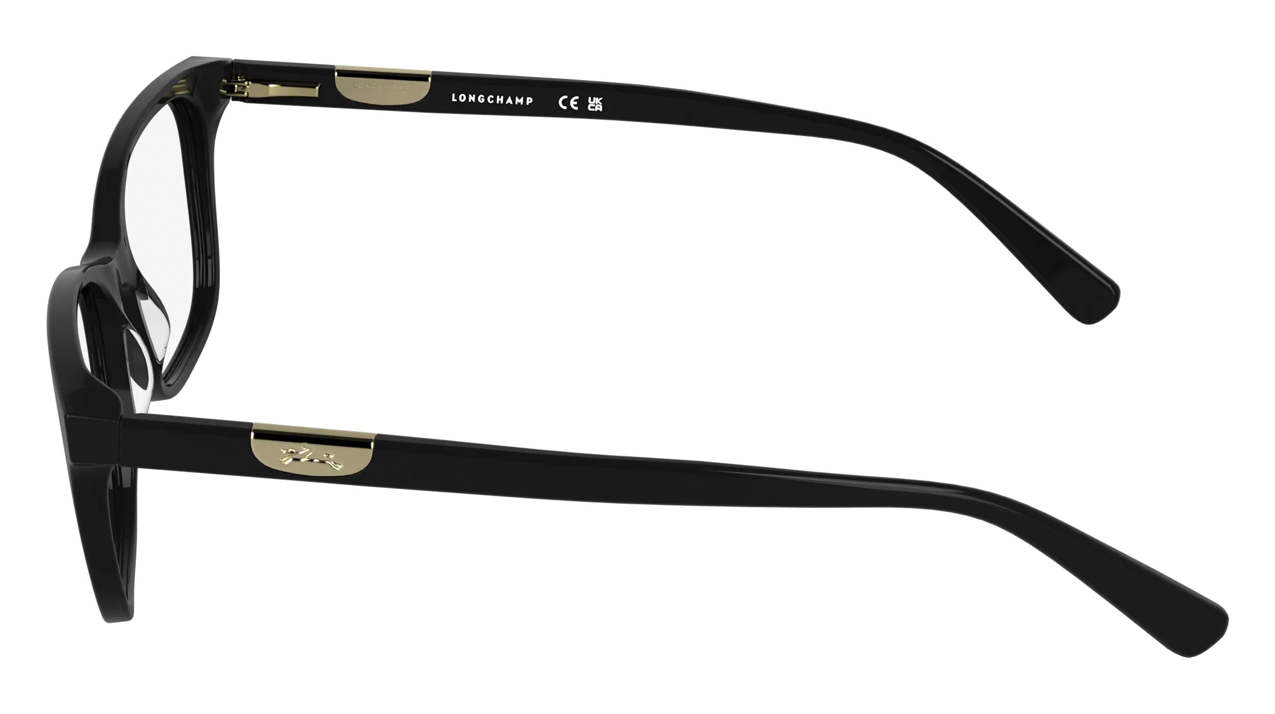 LONGCHAMP LO2797 001 Montature da vista Acetato Nero Squadrata Normale - immagine 3