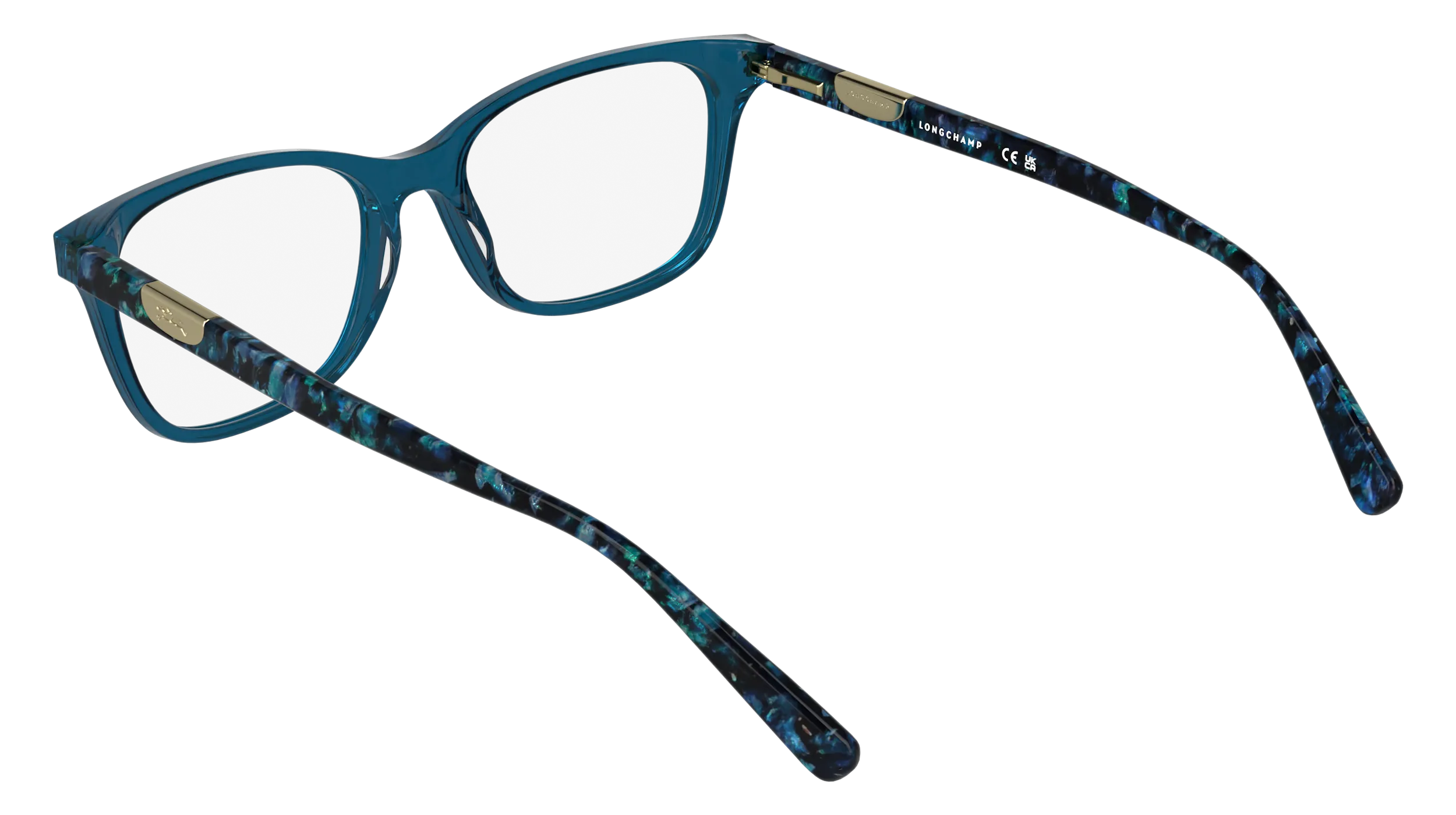 LONGCHAMP LO2797 400 Montature da vista Acetato Blu Squadrata Normale - immagine 4