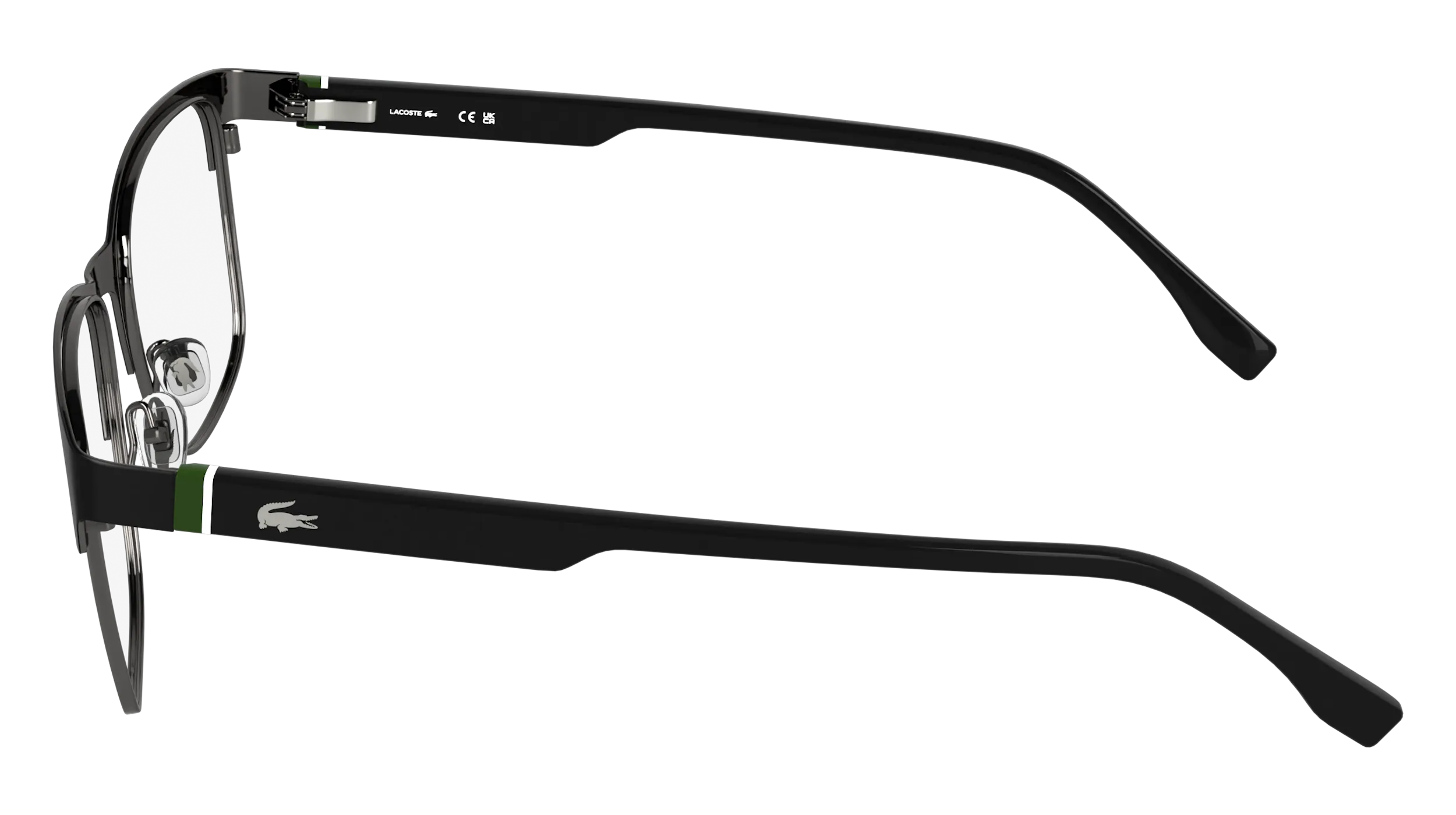 Lacoste L2319 002 Montature da vista Metallo Nero Squadrata Normale - immagine 3