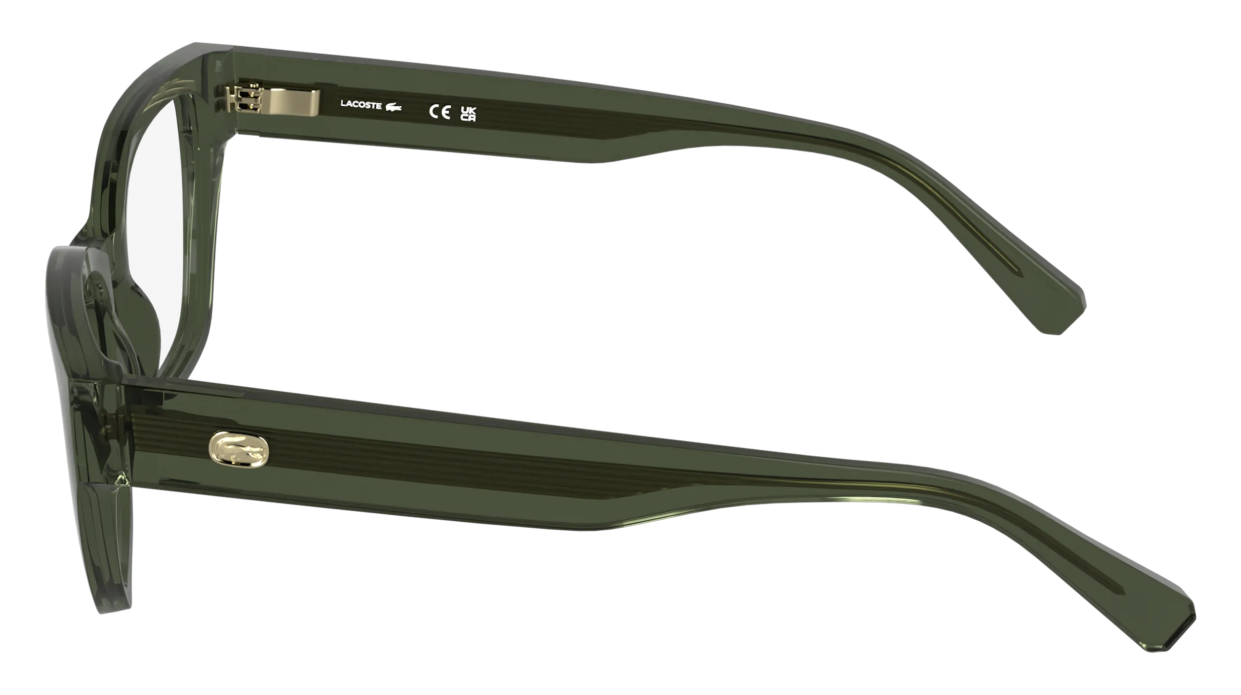 Lacoste L4015 341 Montature da vista Bio-iniettato Verde Farfalla Normale - immagine 3