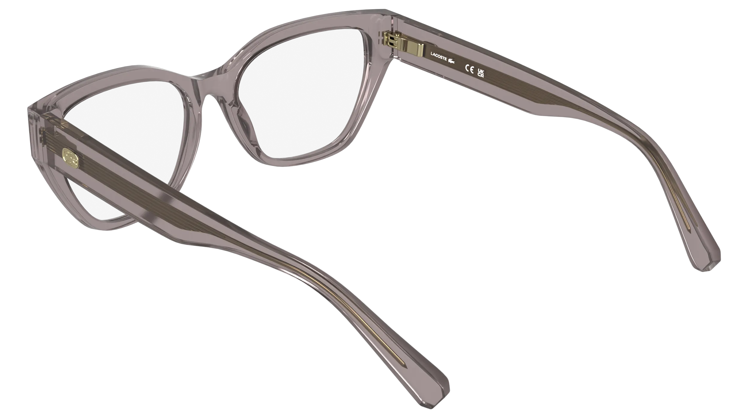 Lacoste L4015 532 Montature da vista Bio-iniettato Viola Farfalla Normale - immagine 4