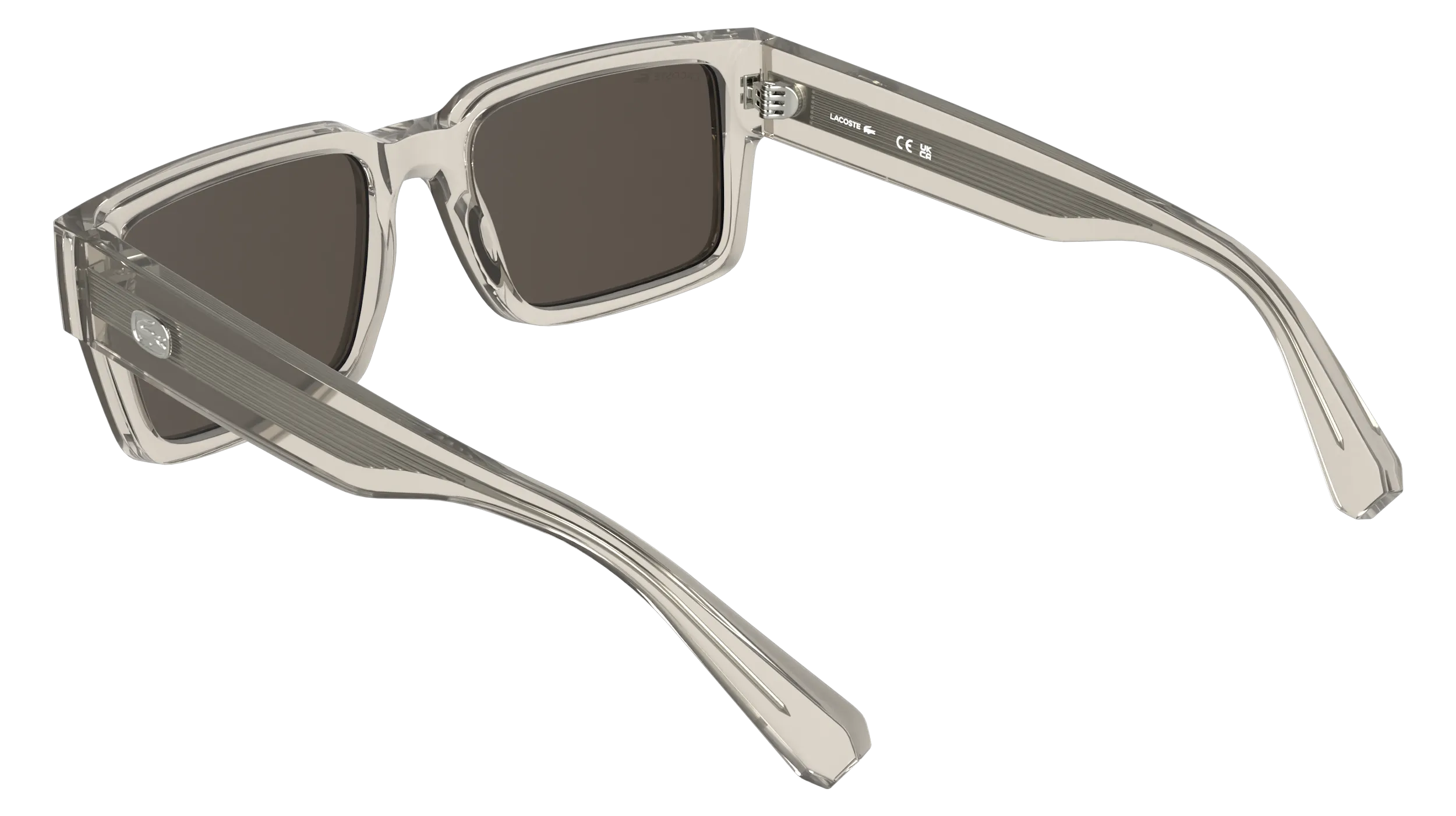 Lacoste L6089S 265 Occhiali da sole Bio-iniettato Grigio Marrone Squadrata Normale - immagine 4
