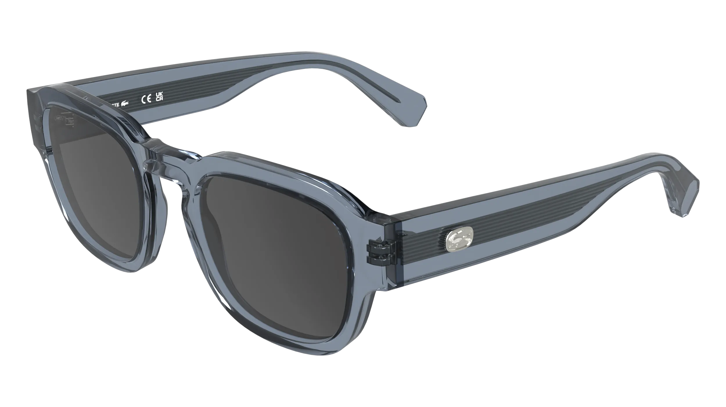 Lacoste L6090S 035 Occhiali da sole Bio-iniettato Grigio Grigio Squadrata Normale - immagine 1