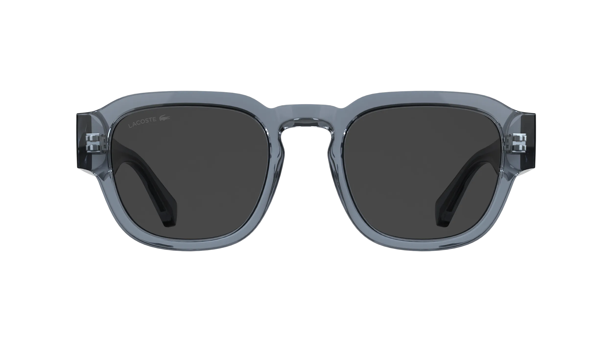 Lacoste L6090S 035 Occhiali da sole Bio-iniettato Grigio Grigio Squadrata Normale - immagine 2