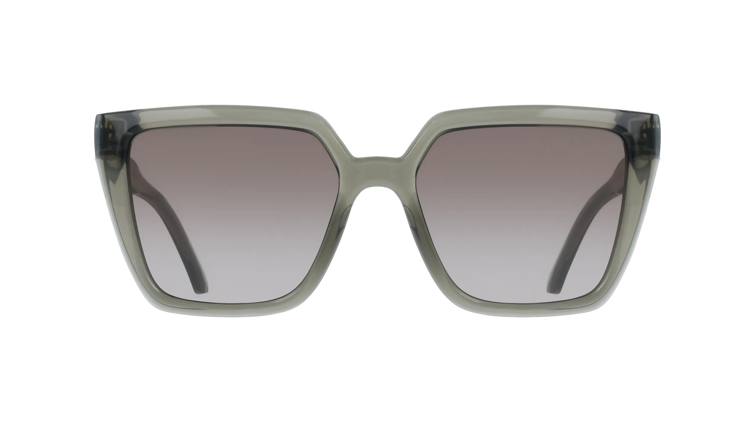 Ferragamo SF2058SE 320 Occhiali da sole Verde Marrone Squadrata Normale - immagine 2