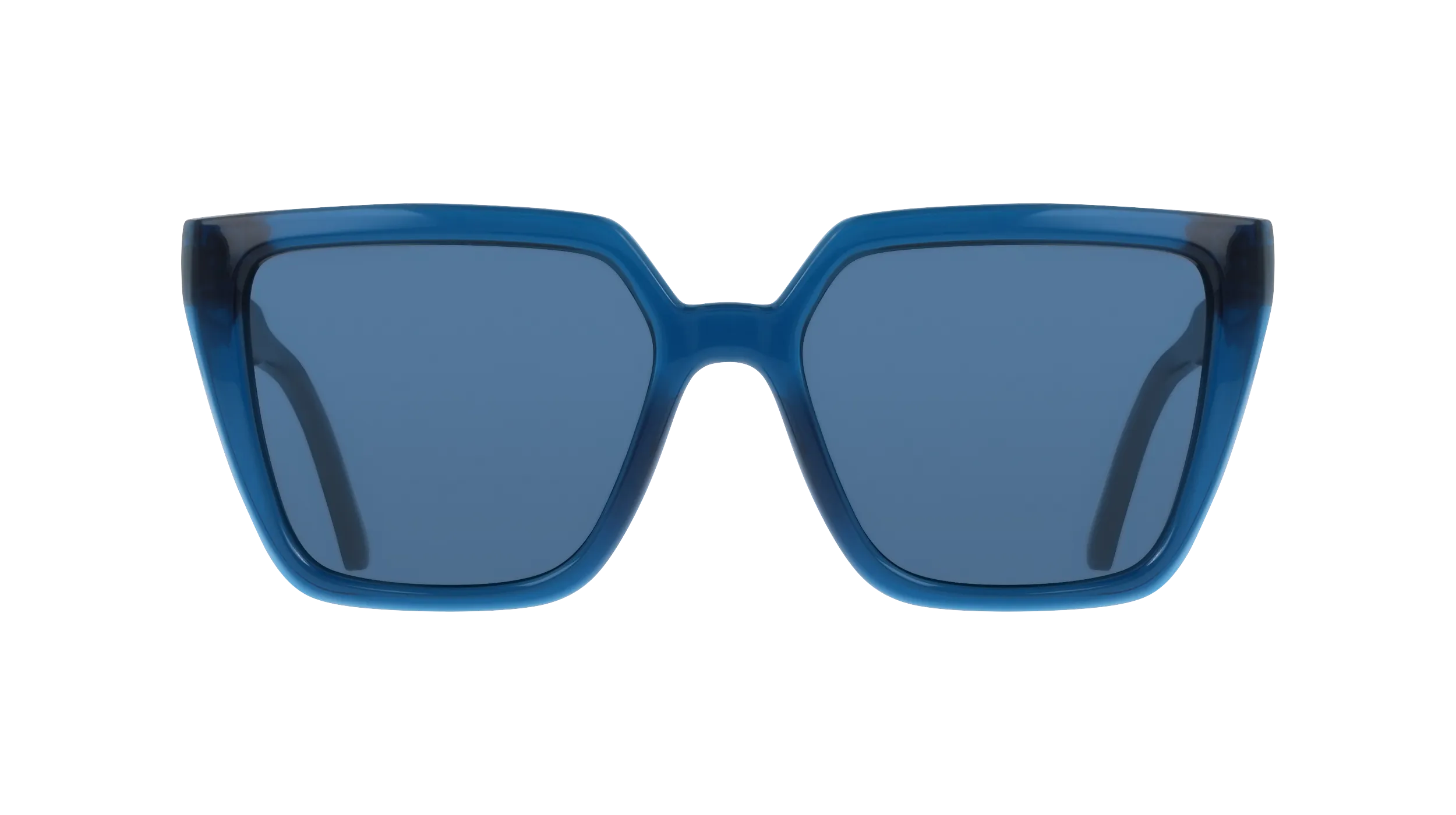 Ferragamo SF2058SE 432 Occhiali da sole Blu Blu Squadrata Normale - immagine 2