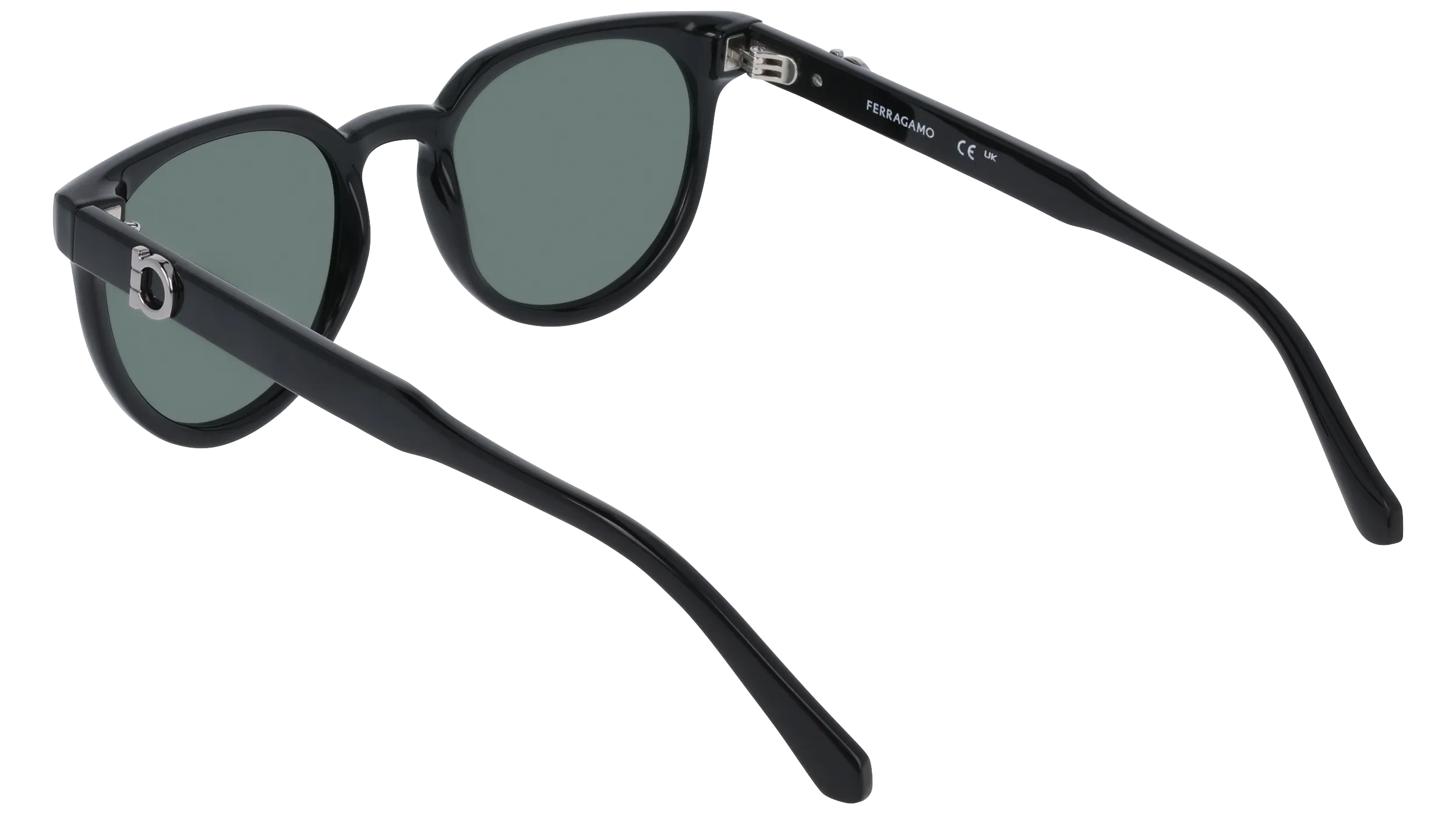 Ferragamo SF2059SE 1 Occhiali da sole Nero Geometrica Normale - immagine 4