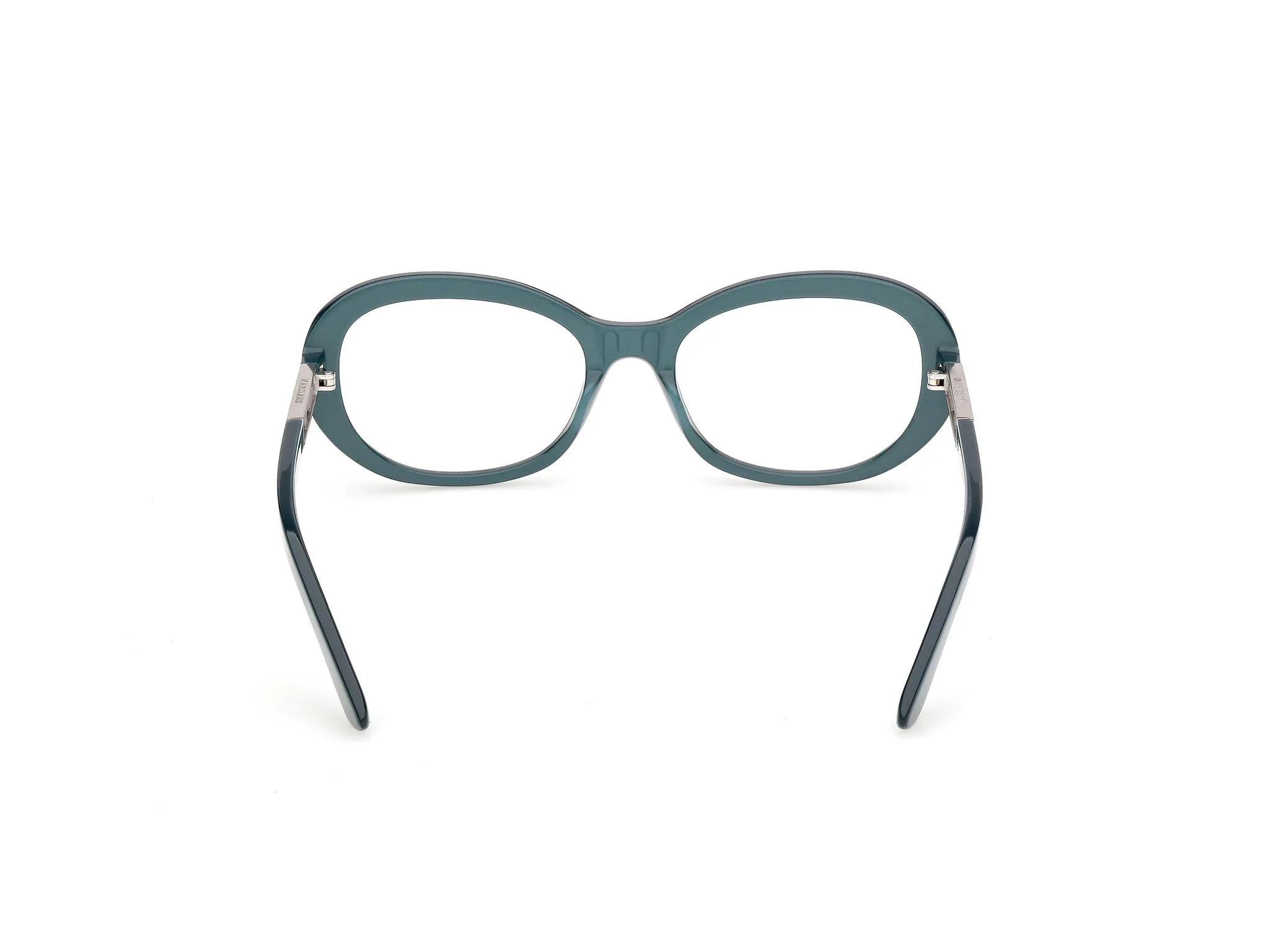Guess by Marciano GM50065 87 Montature da vista Acetato Turchese Rotonda Normale - immagine 4