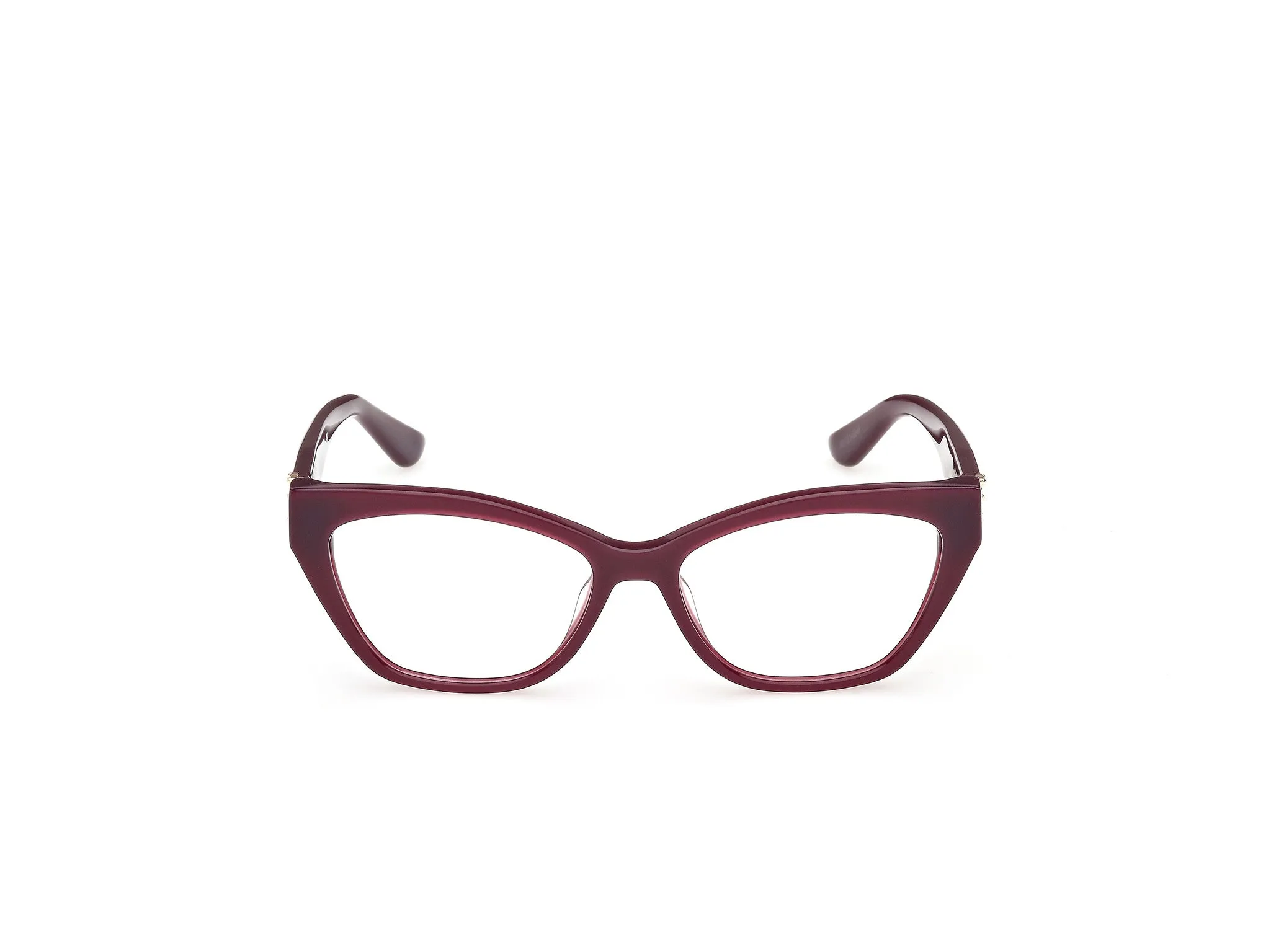 Guess by Marciano GM50062 71 Montature da vista Acetato Bordeaux Cat Eye Normale - immagine 2