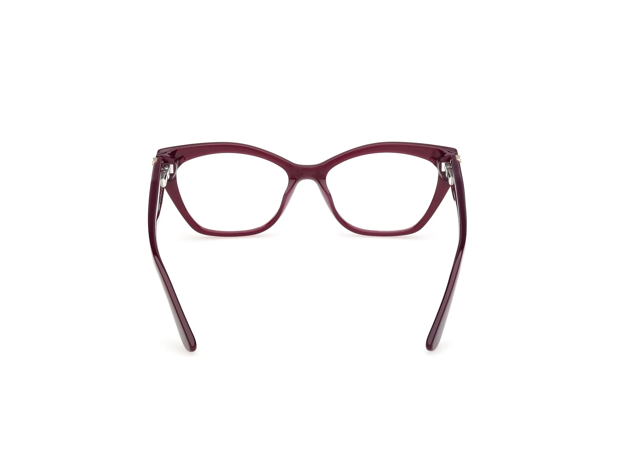 Guess by Marciano GM50062 71 Montature da vista Acetato Bordeaux Cat Eye Normale - immagine 4