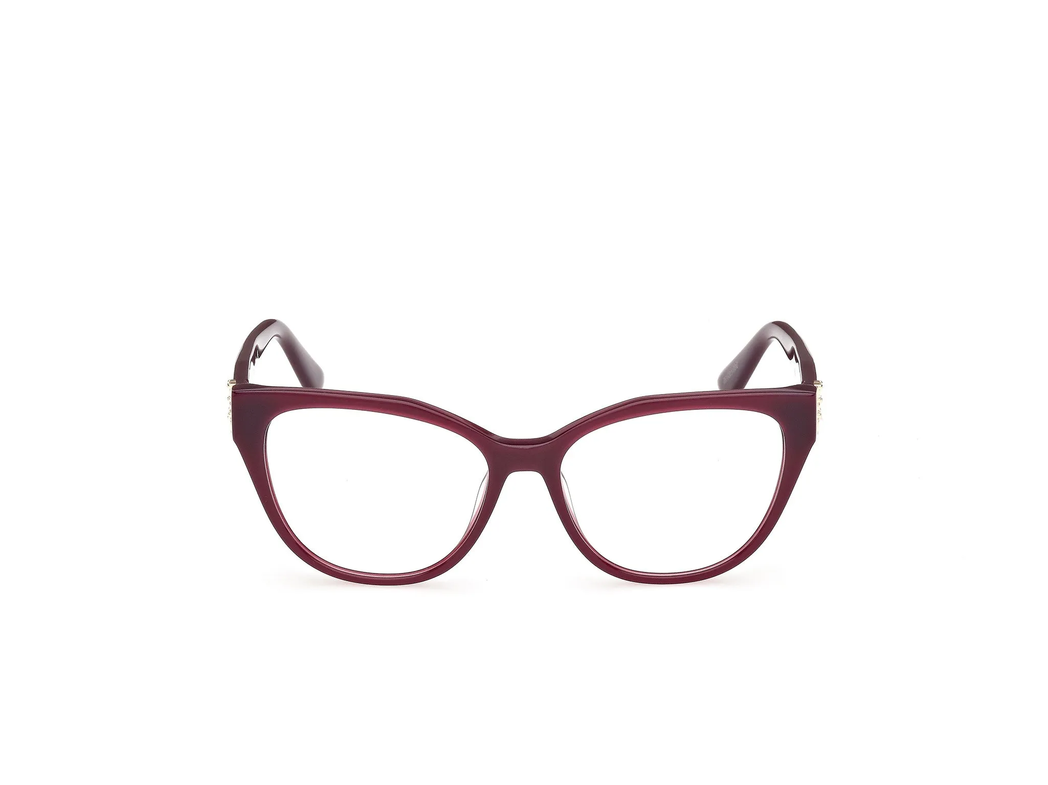 Guess by Marciano GM50061 71 Montature da vista Acetato Bordeaux Cat Eye Normale - immagine 2