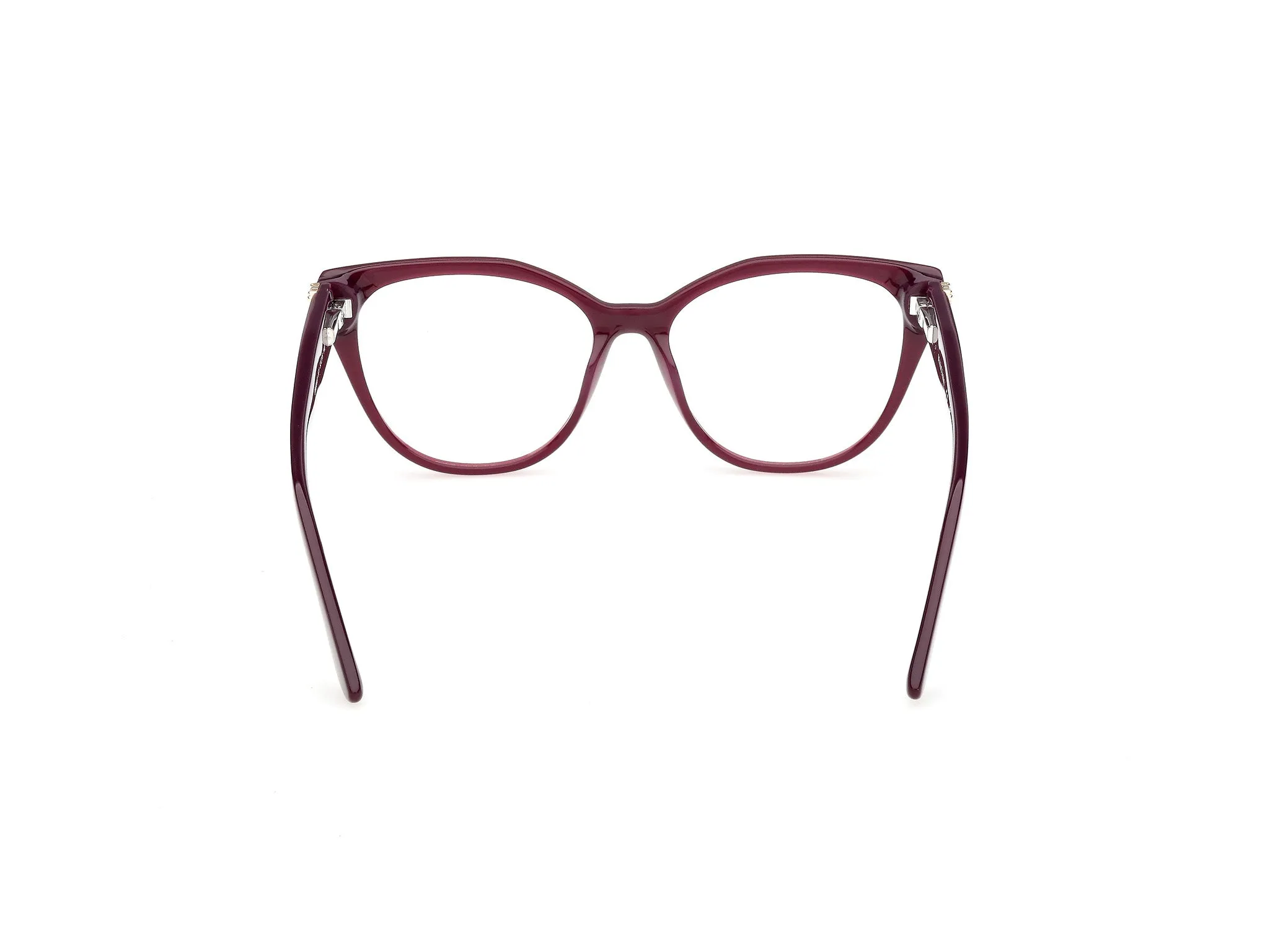 Guess by Marciano GM50061 71 Montature da vista Acetato Bordeaux Cat Eye Normale - immagine 4