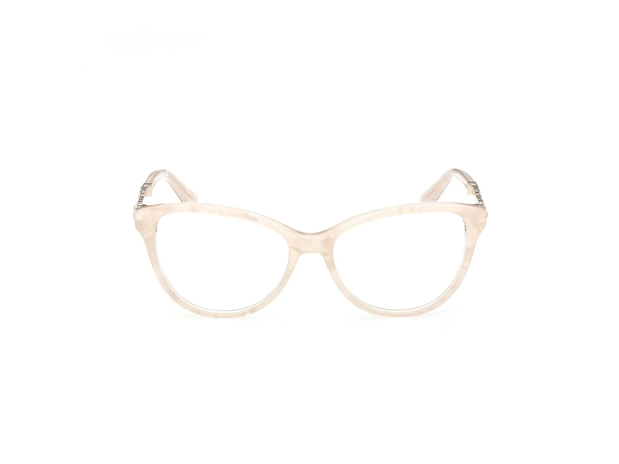 Guess by Marciano GM50060 59 Montature da vista Acetato Beige Cat Eye Normale - immagine 2