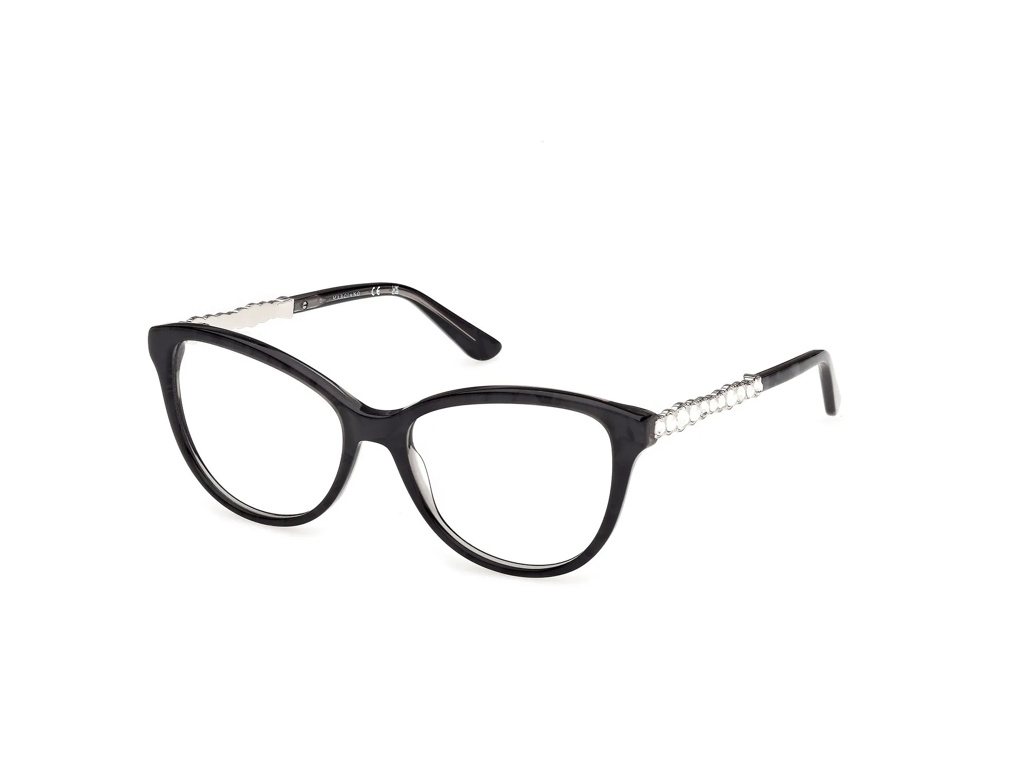 Guess by Marciano GM50060 5 Montature da vista Acetato Nero Cat Eye Normale - immagine 1