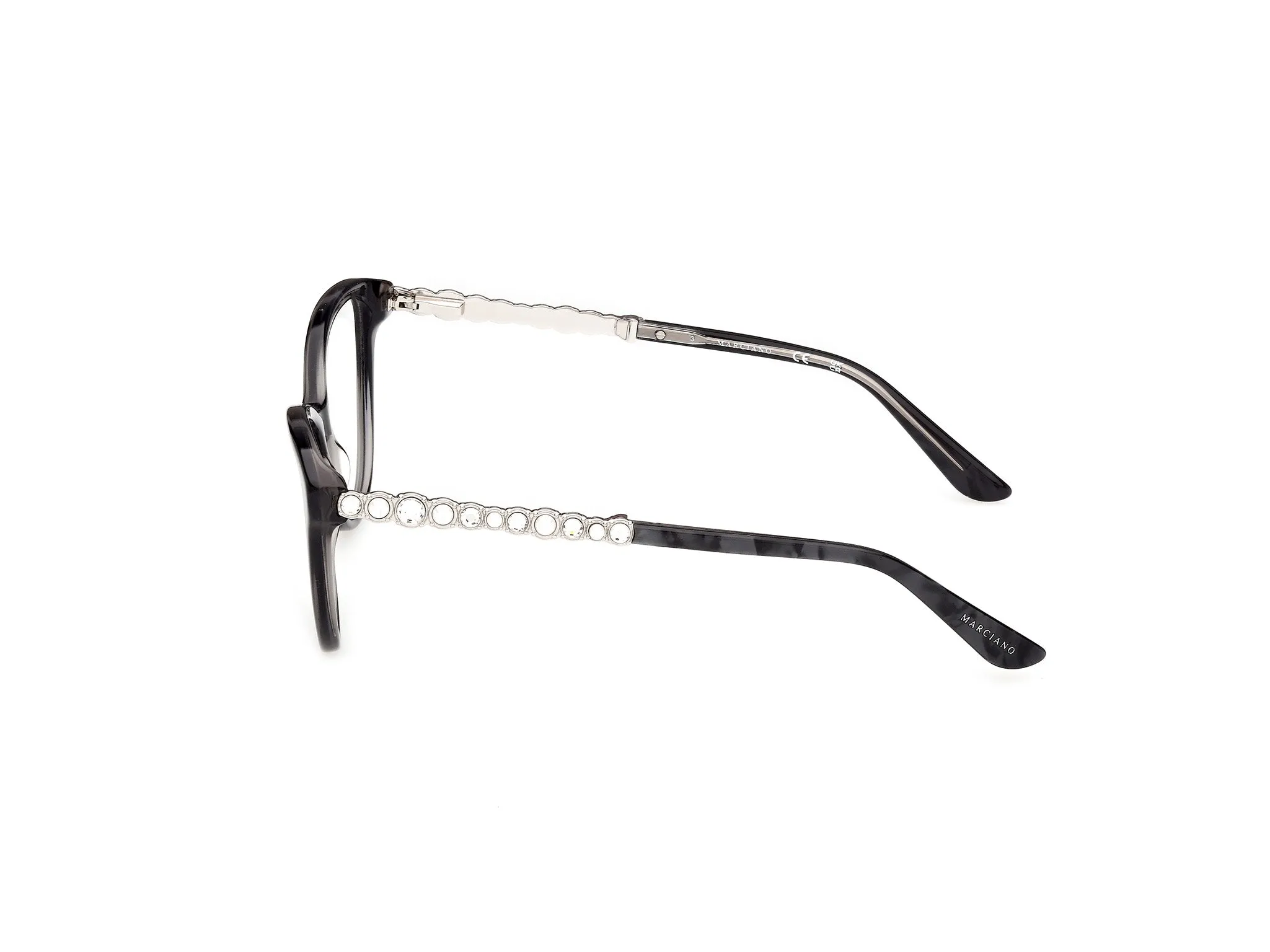 Guess by Marciano GM50060 5 Montature da vista Acetato Nero Cat Eye Normale - immagine 3