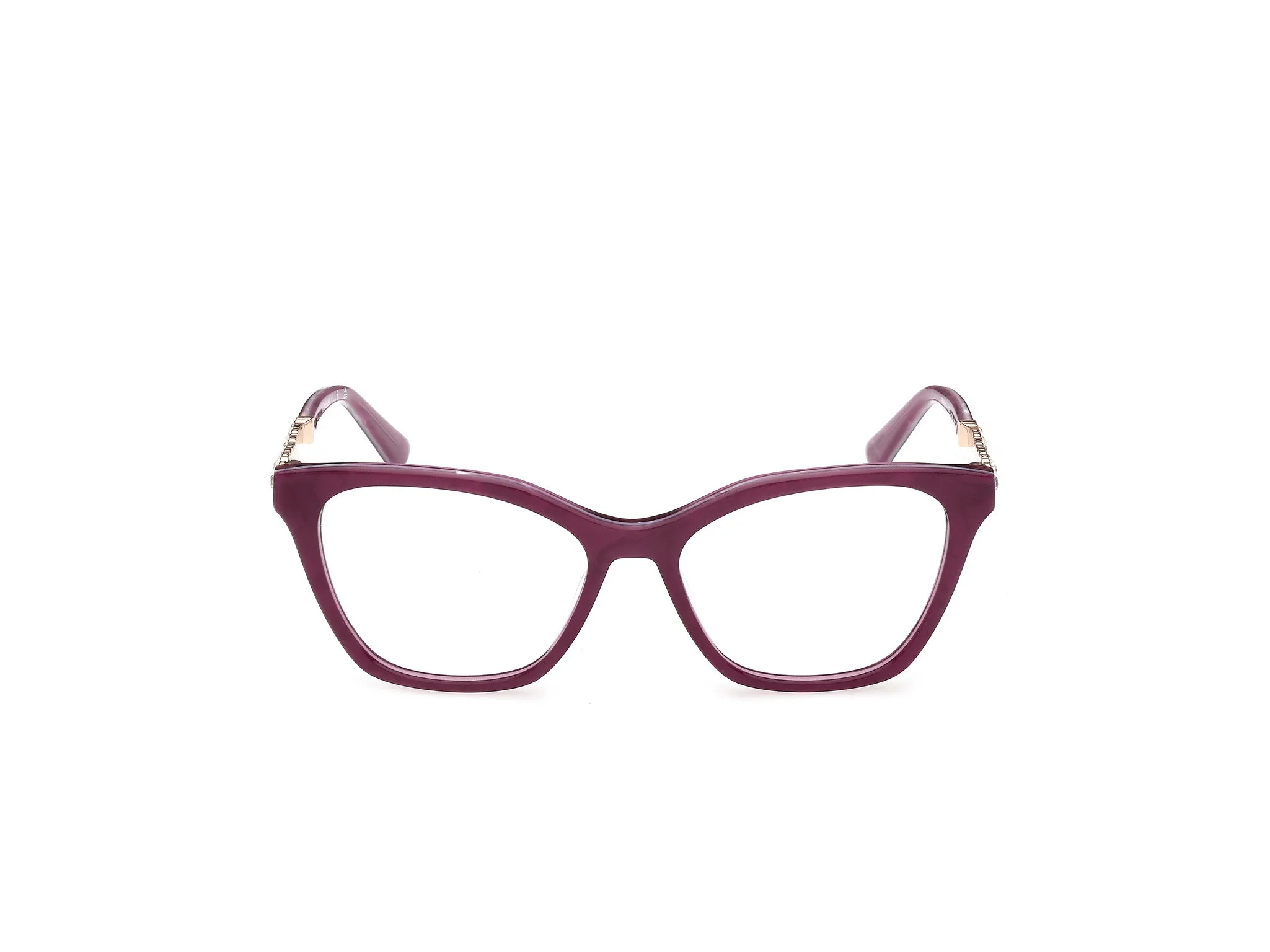 Guess by Marciano GM50059 83 Montature da vista Acetato Viola Squadrata Normale - immagine 2