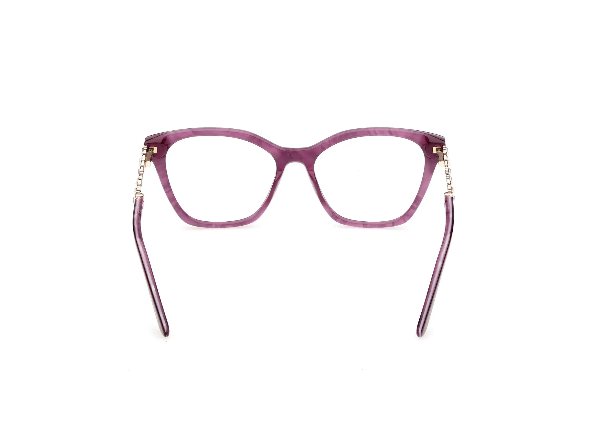 Guess by Marciano GM50059 83 Montature da vista Acetato Viola Squadrata Normale - immagine 4