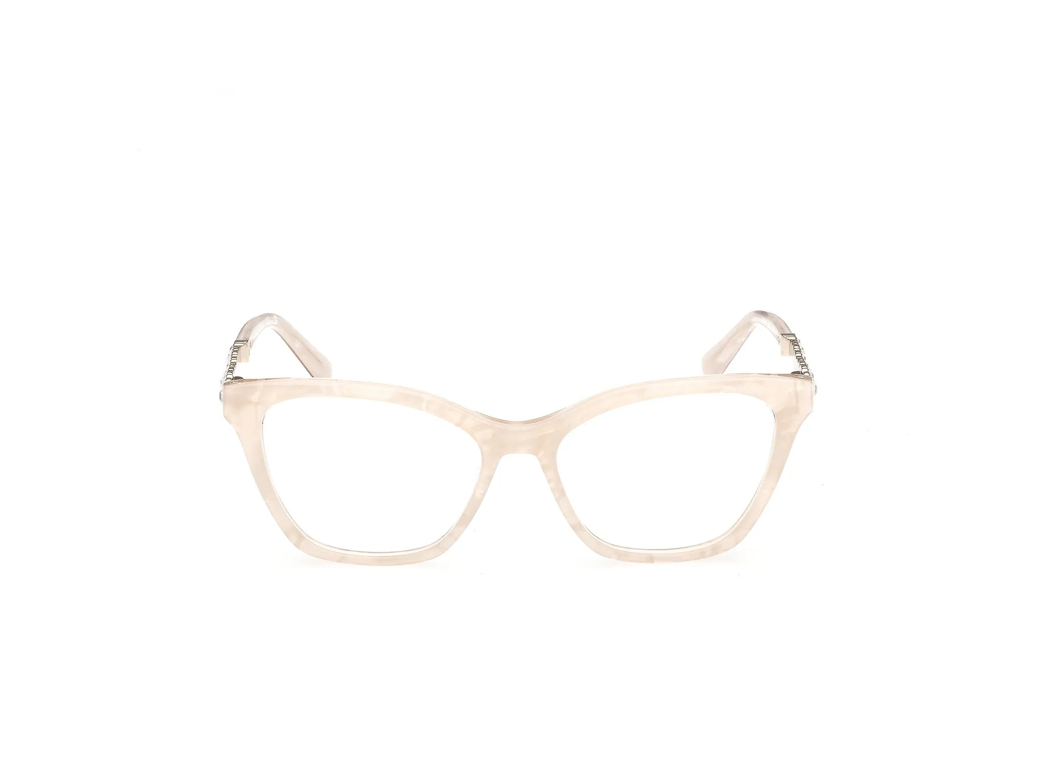Guess by Marciano GM50059 59 Montature da vista Acetato Beige Squadrata Normale - immagine 2