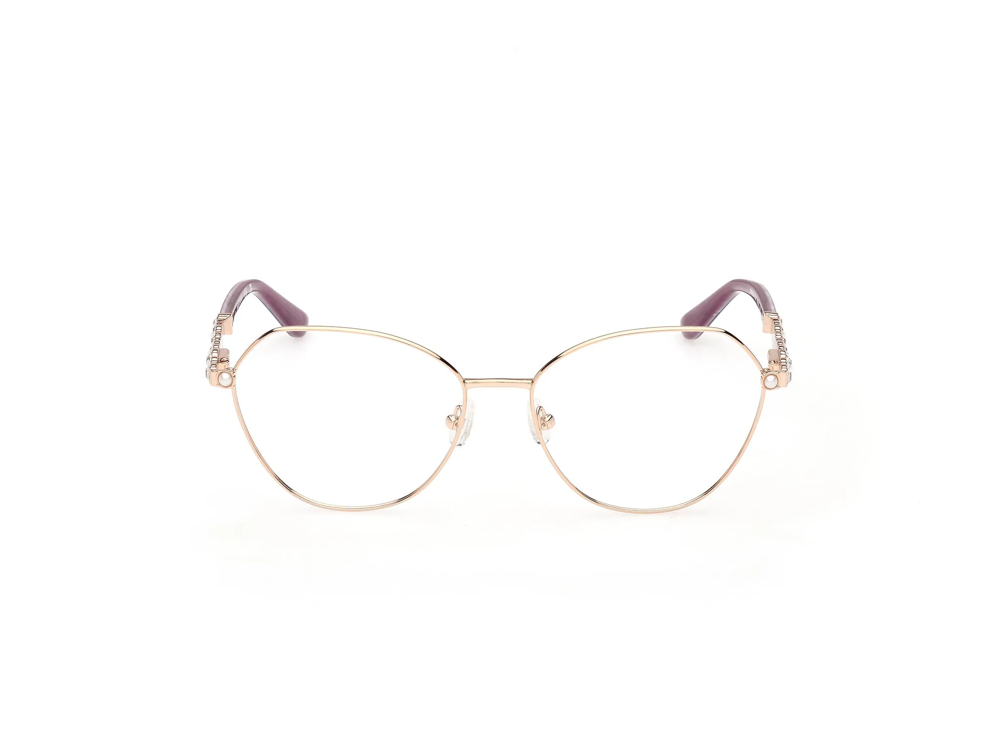 Guess by Marciano GM50056 32 Montature da vista Metallo Oro Rotonda Normale - immagine 2