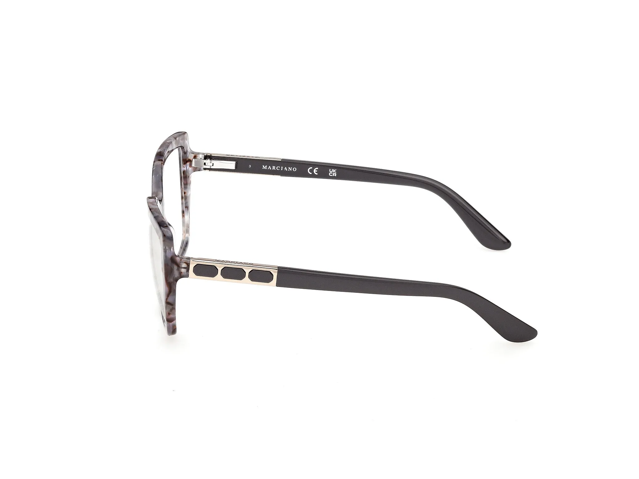 Guess by Marciano GM50055 20 Montature da vista Acetato Grigio Squadrata Normale - immagine 3