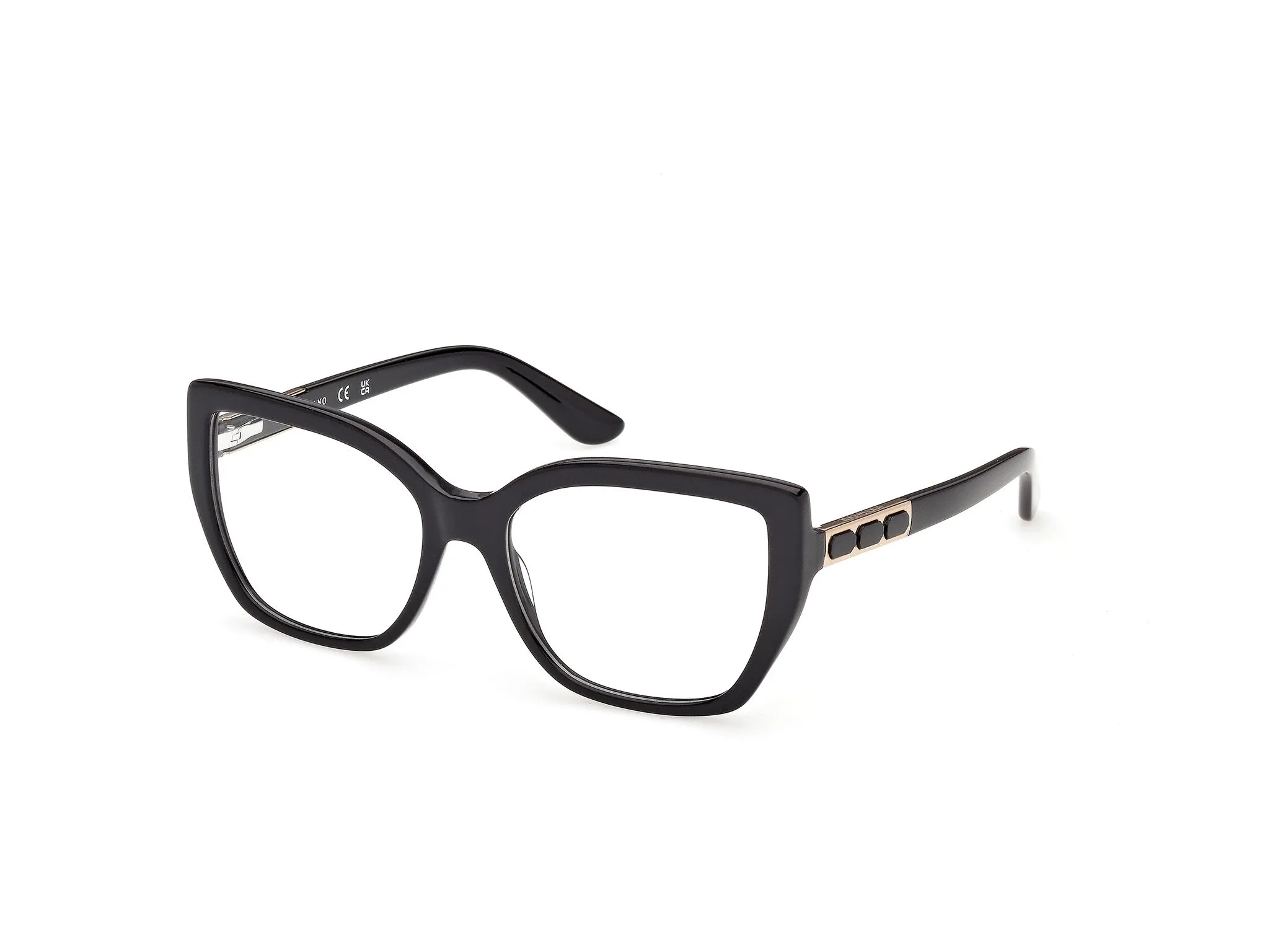 Guess by Marciano GM50055 1 Montature da vista Acetato Nero Squadrata Normale - immagine 1
