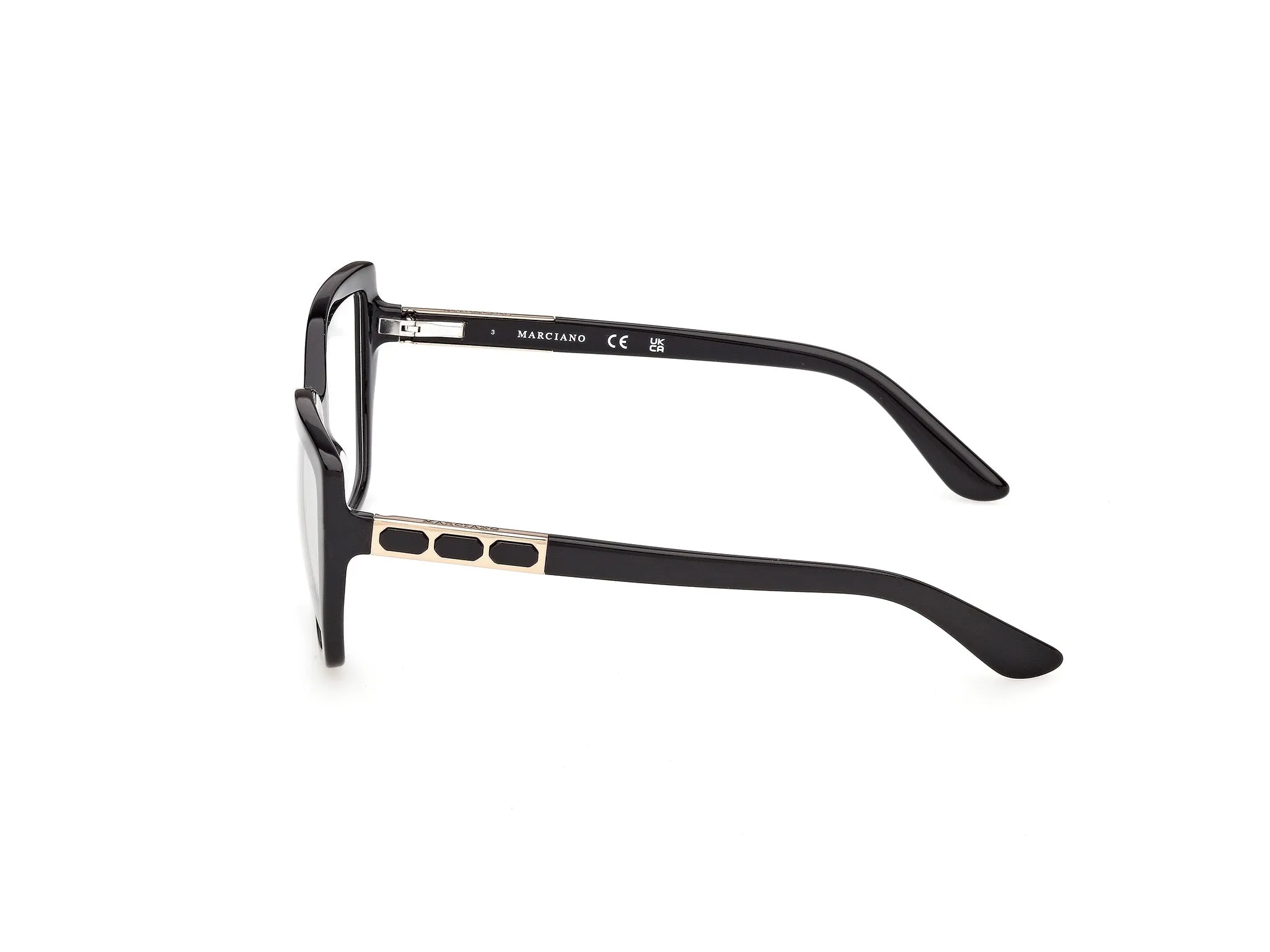 Guess by Marciano GM50055 1 Montature da vista Acetato Nero Squadrata Normale - immagine 3