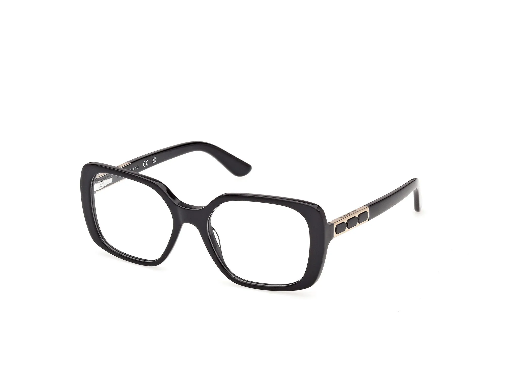 Guess by Marciano GM50054 1 Montature da vista Acetato Nero Squadrata Normale - immagine 1