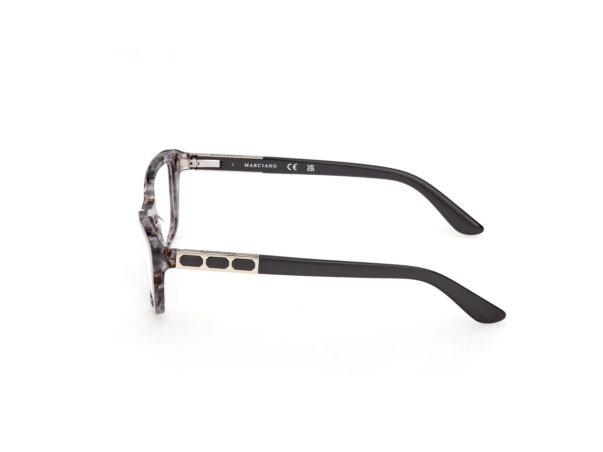 Guess by Marciano GM50053 20 Montature da vista Acetato Grigio Squadrata Normale - immagine 3