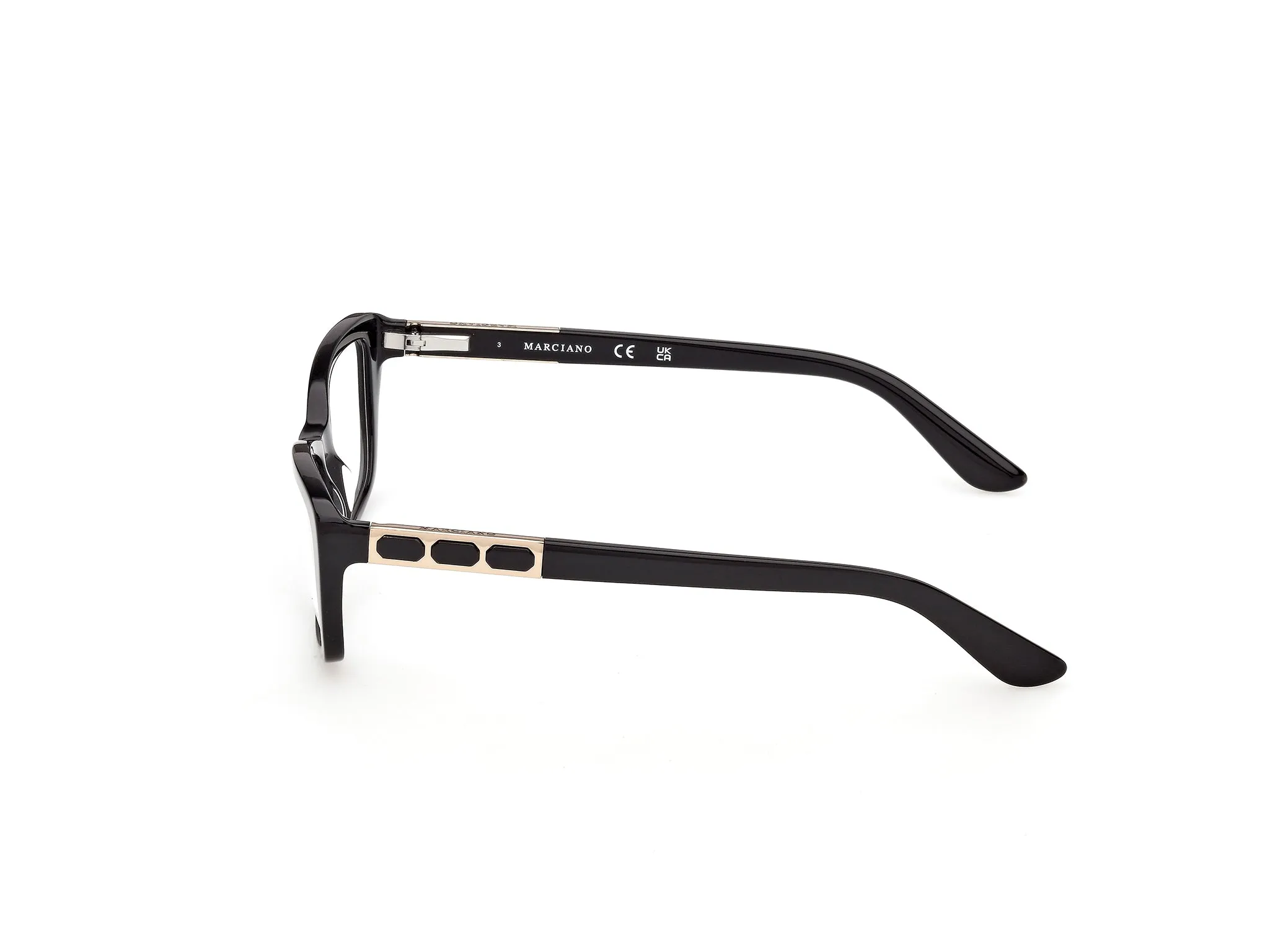 Guess by Marciano GM50053 1 Montature da vista Acetato Nero Squadrata Normale - immagine 3
