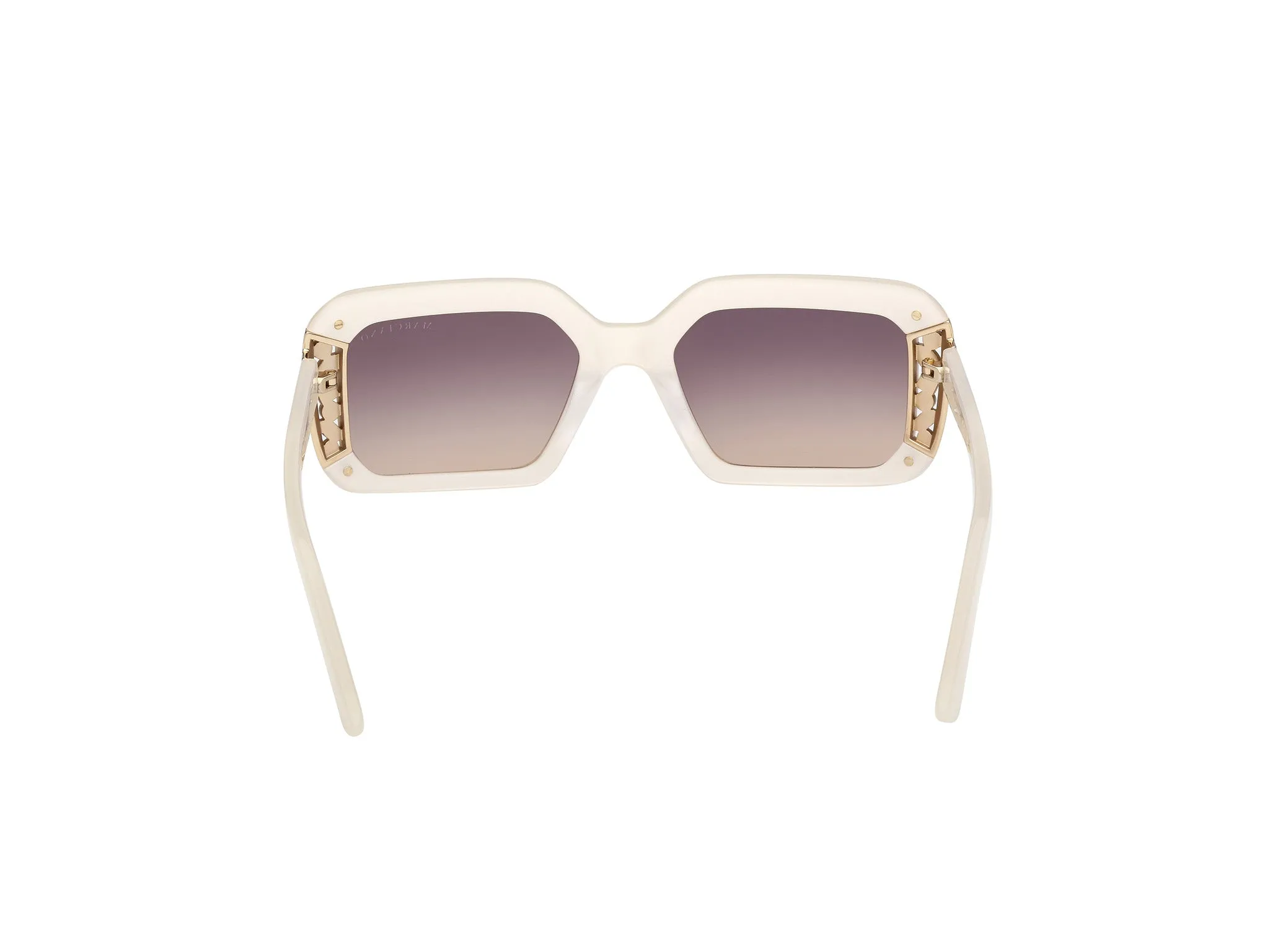 Guess by Marciano GM00042 25B Occhiali da sole Acetato Avorio Fumo Geometrica Normale - immagine 4