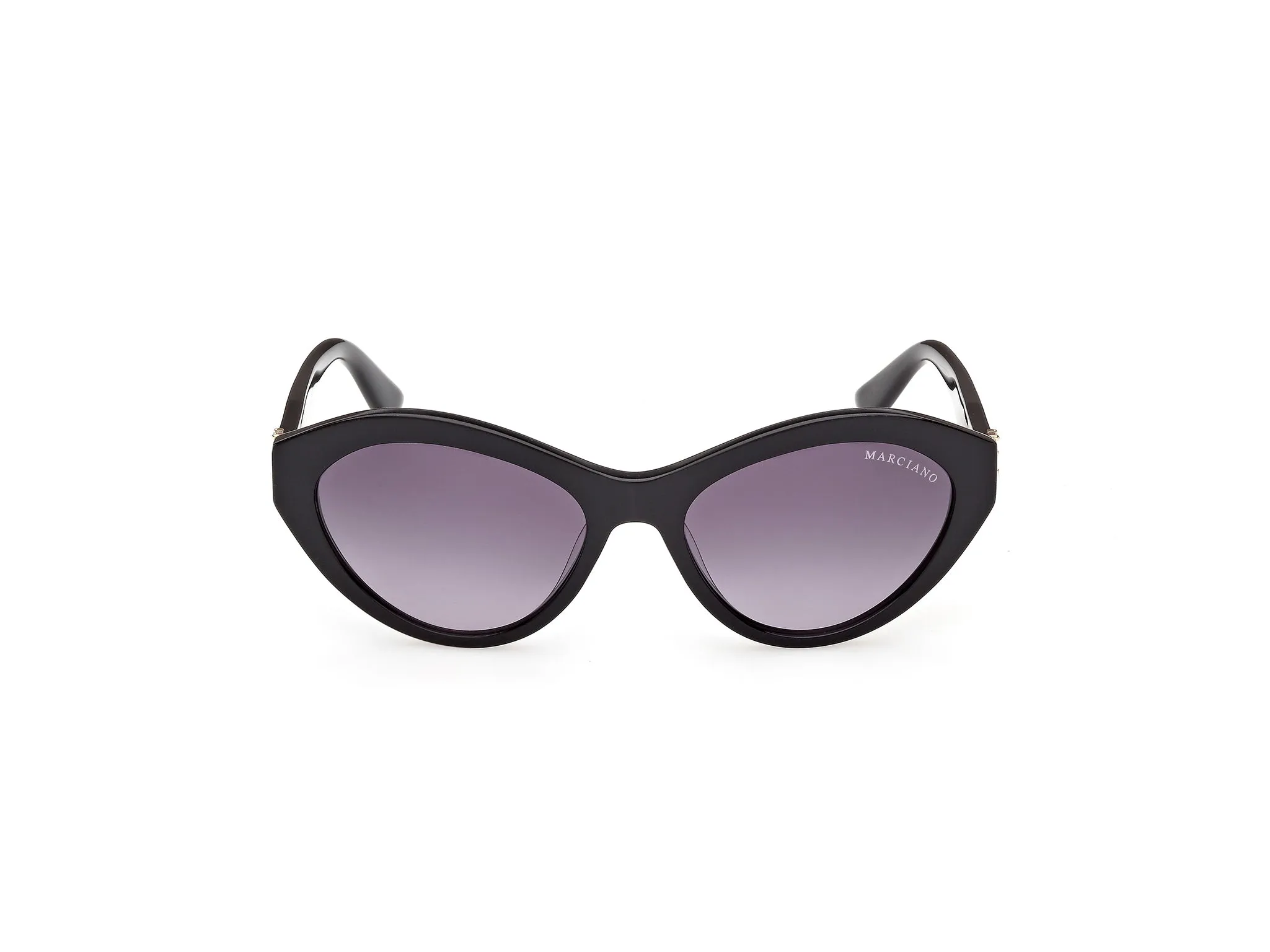 Guess by Marciano GM00039 01B Occhiali da sole Acetato Nero Fumo Cat Eye Normale - immagine 2