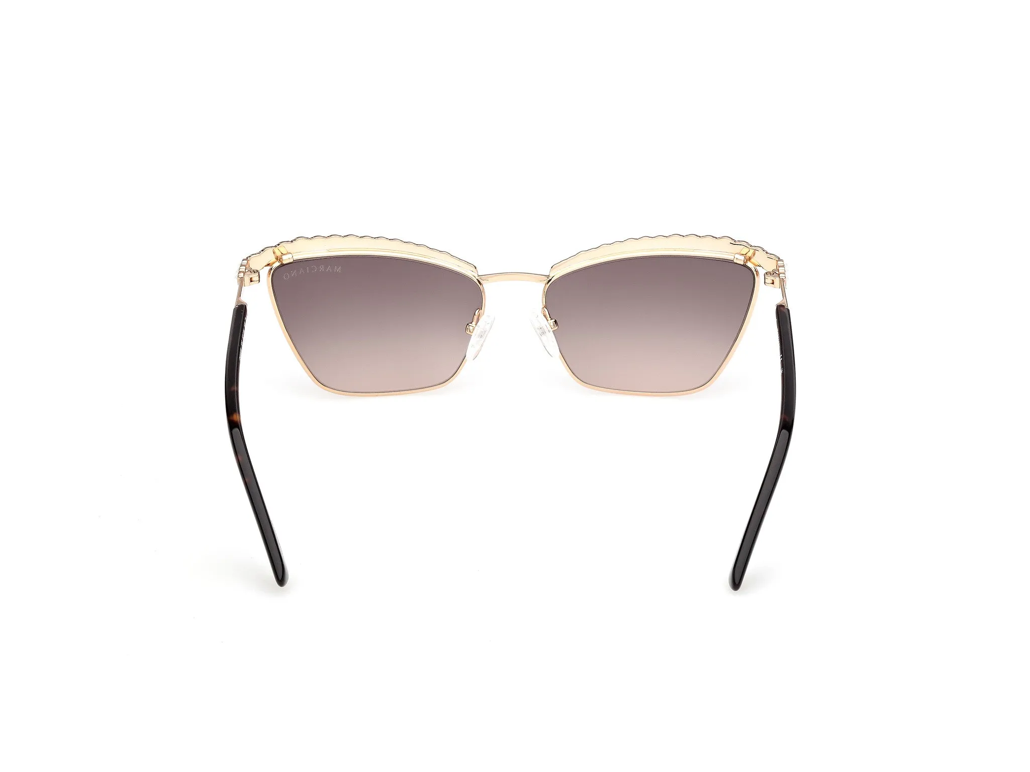 Guess by Marciano GM00038 32F Occhiali da sole Metallo Oro Marrone Cat Eye Normale - immagine 4