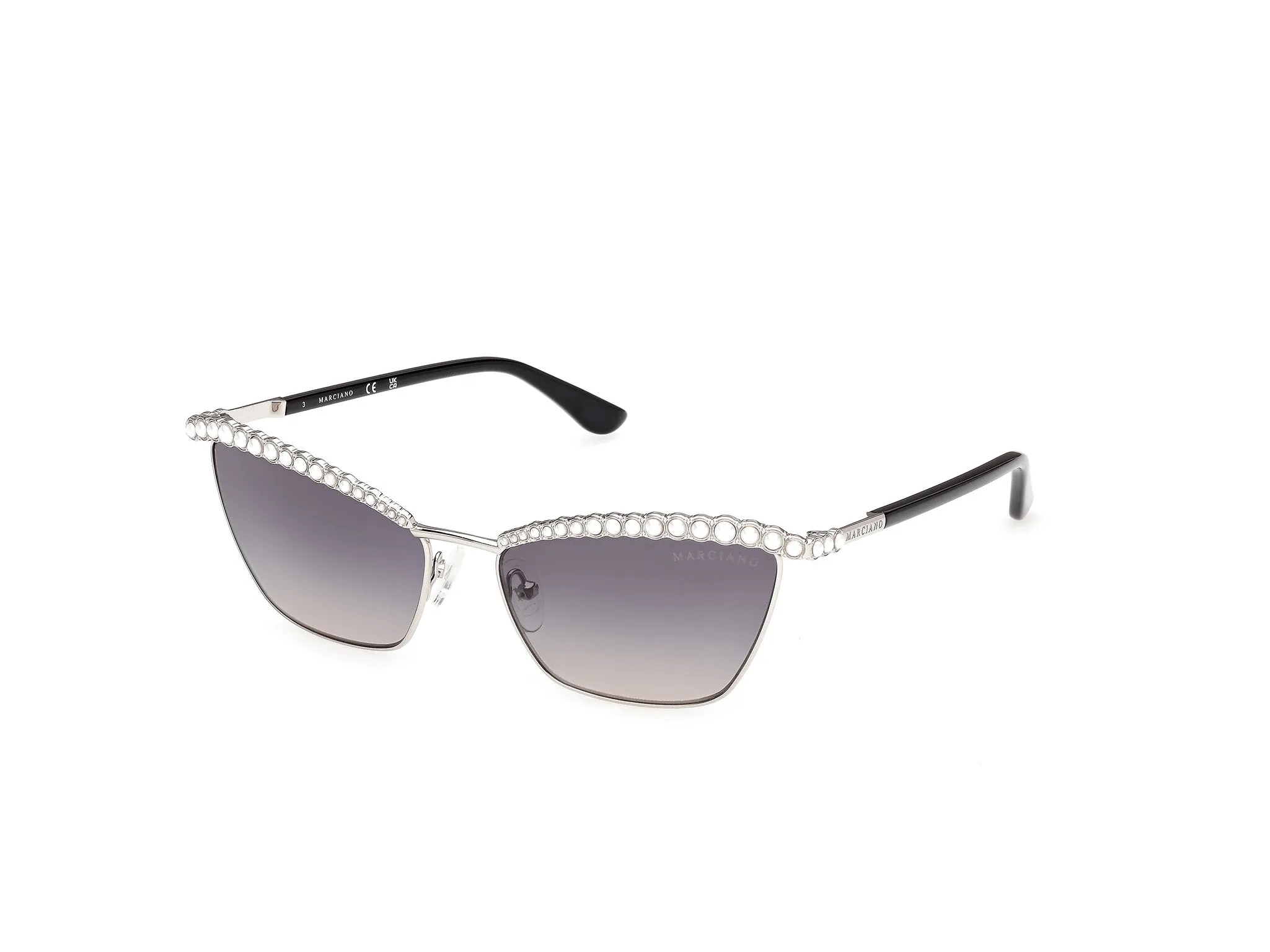 Guess by Marciano GM00038 10W Occhiali da sole Metallo Grigio Blu Cat Eye Normale - immagine 1