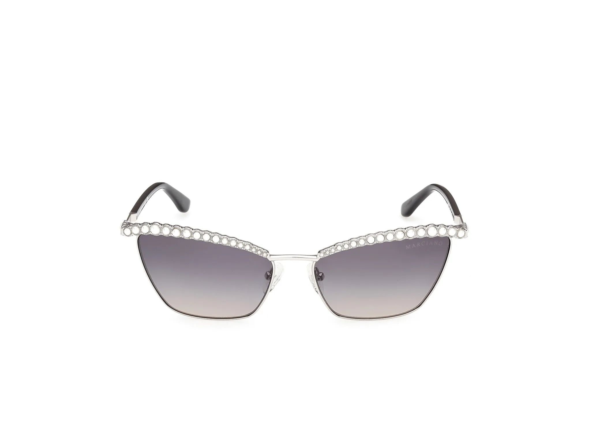 Guess by Marciano GM00038 10W Occhiali da sole Metallo Grigio Blu Cat Eye Normale - immagine 2