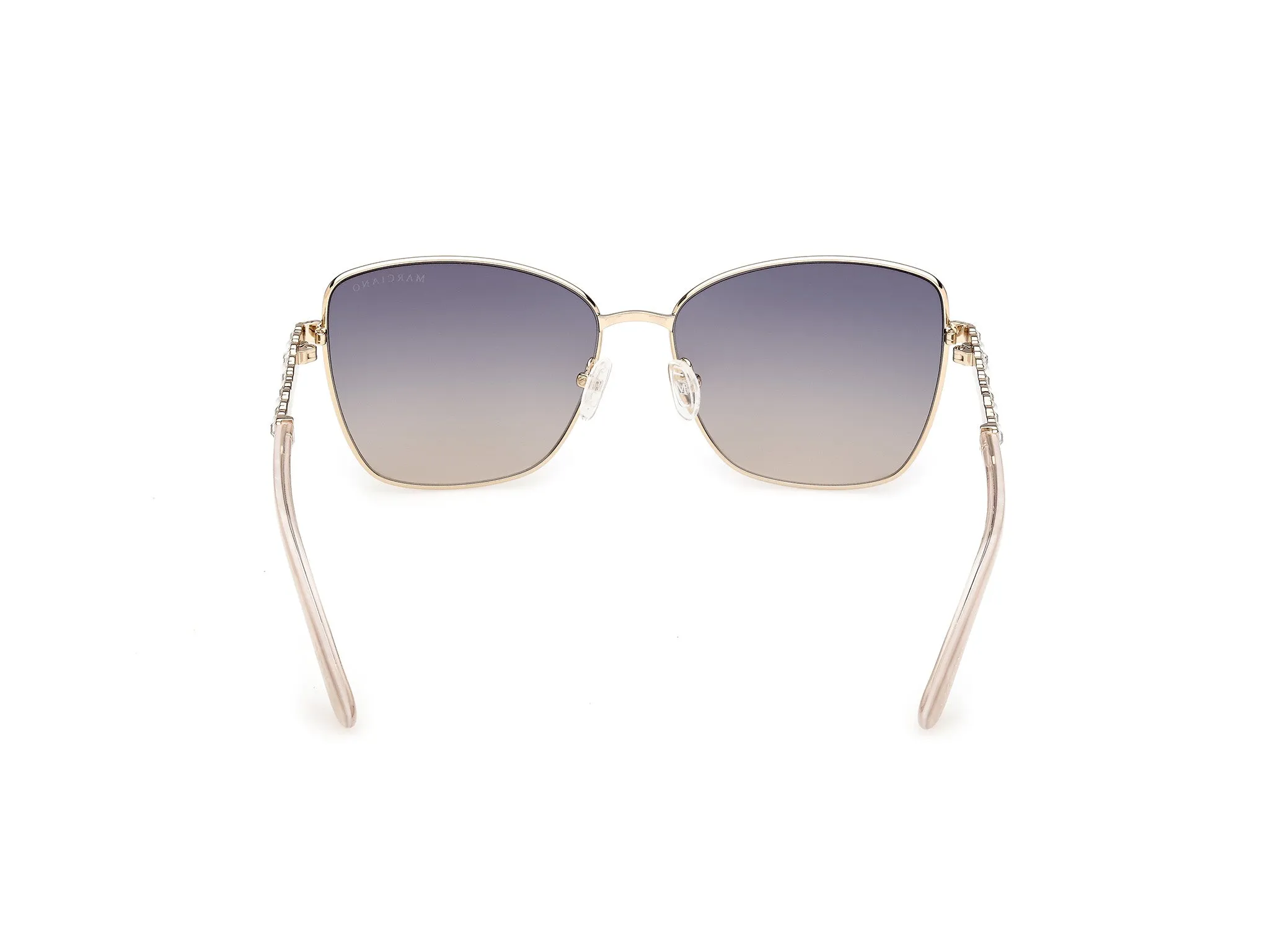 Guess by Marciano GM00037 33W Occhiali da sole Metallo Oro Blu Farfalla Normale - immagine 4