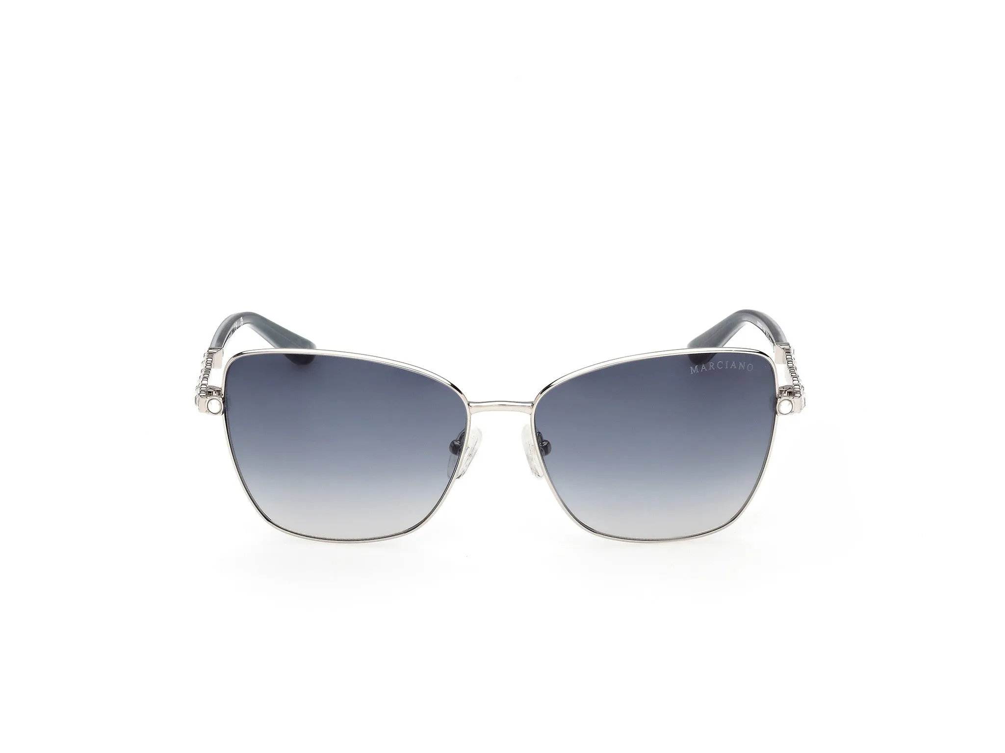 Guess by Marciano GM00037 10W Occhiali da sole Metallo Grigio Blu Farfalla Normale - immagine 2