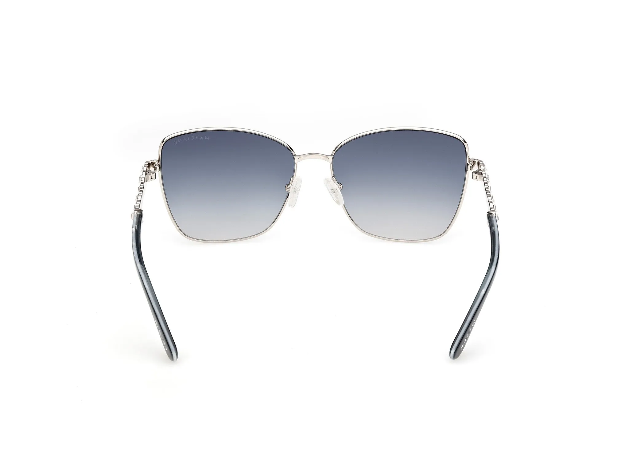 Guess by Marciano GM00037 10W Occhiali da sole Metallo Grigio Blu Farfalla Normale - immagine 4