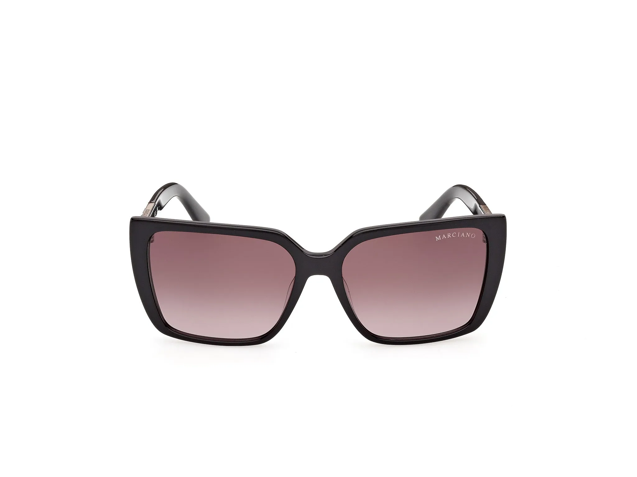 Guess by Marciano GM00035 01F Occhiali da sole Acetato Nero Marrone Squadrata Normale - immagine 2